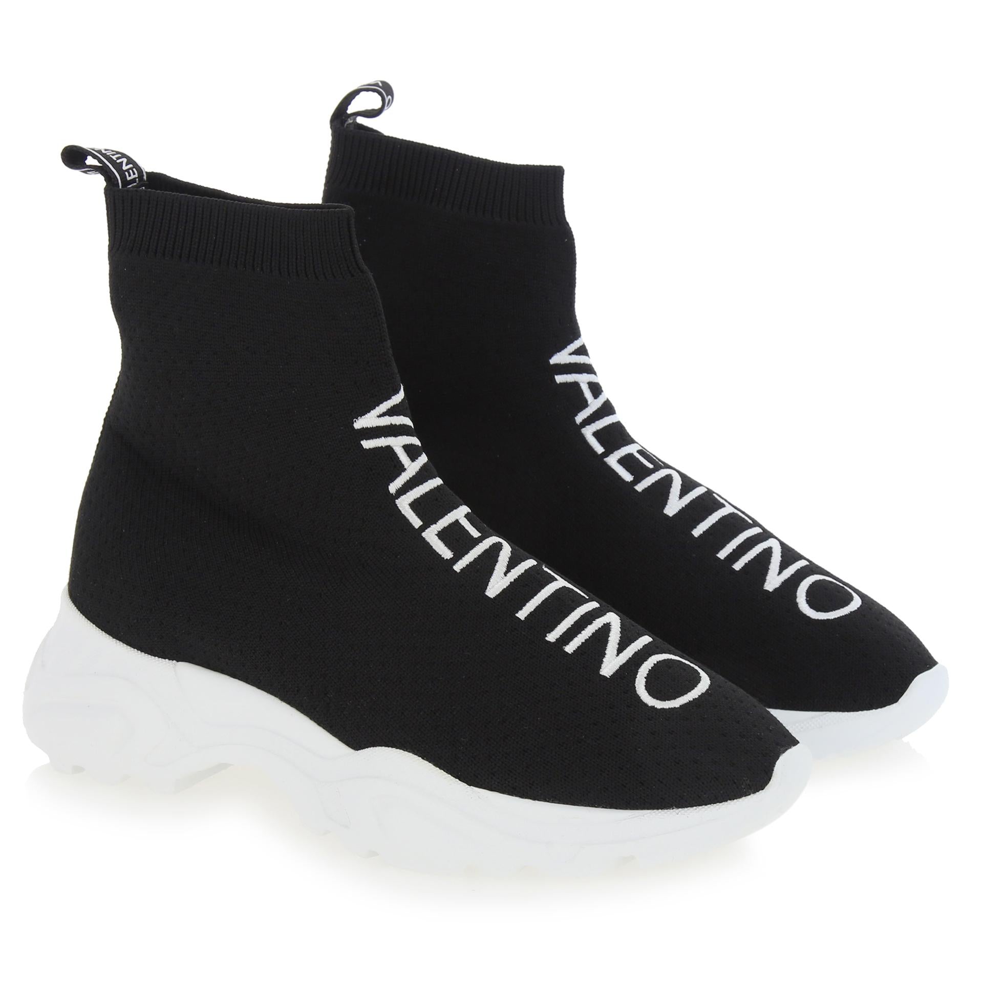 Black sock sneakers