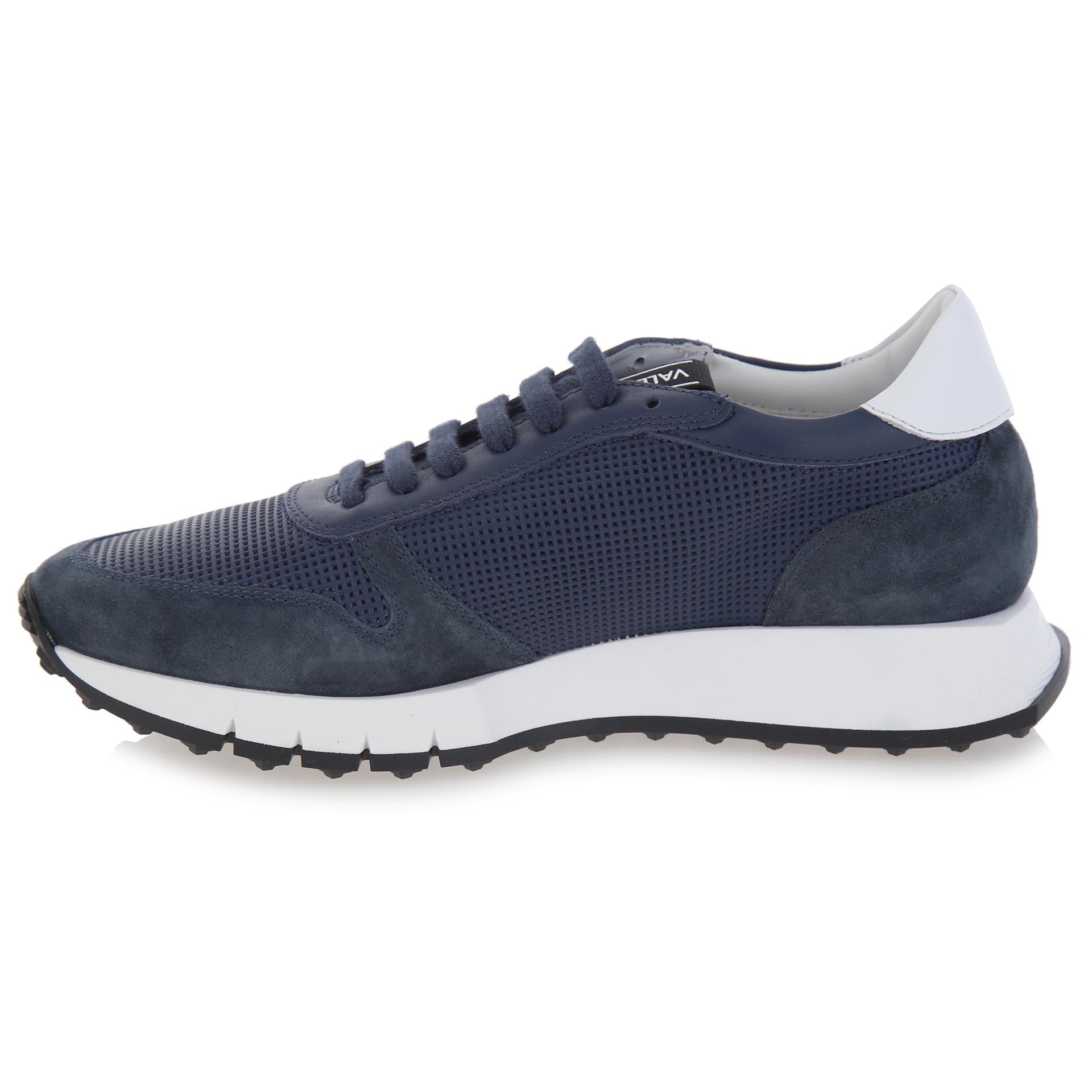 Ares blue suede sneakers