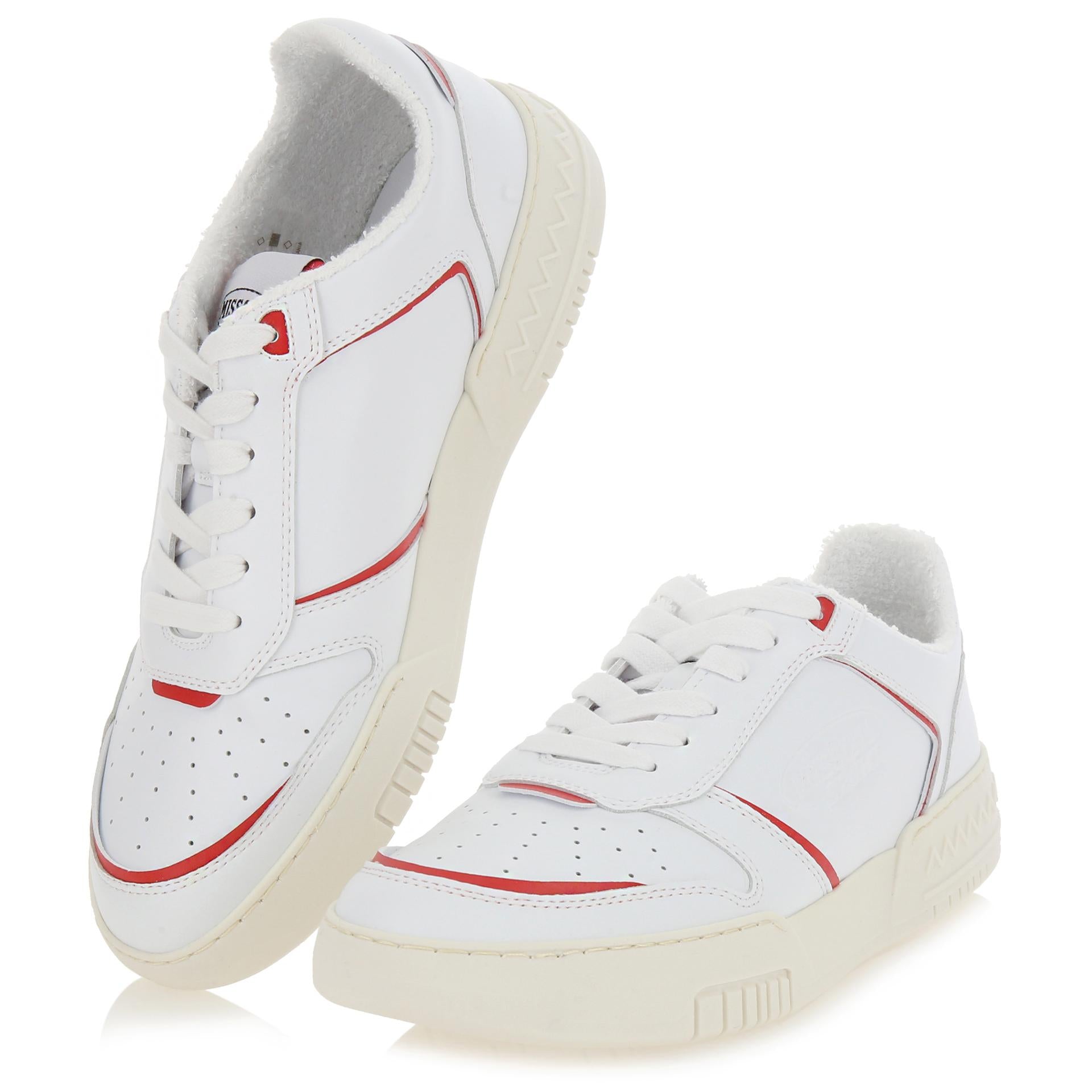 Sneakers bianca in materiali riciclati SHMIBNL 613 ACBC X MISSONI