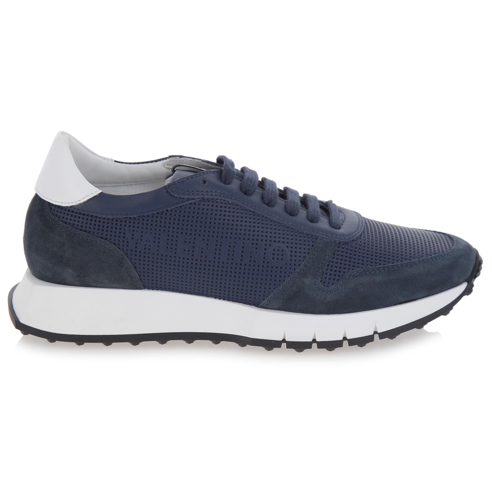 Ares blue suede sneakers