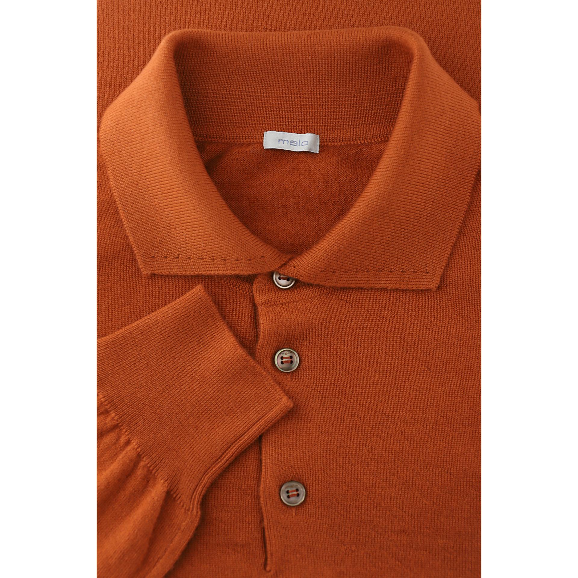 Cashmere polo sweater