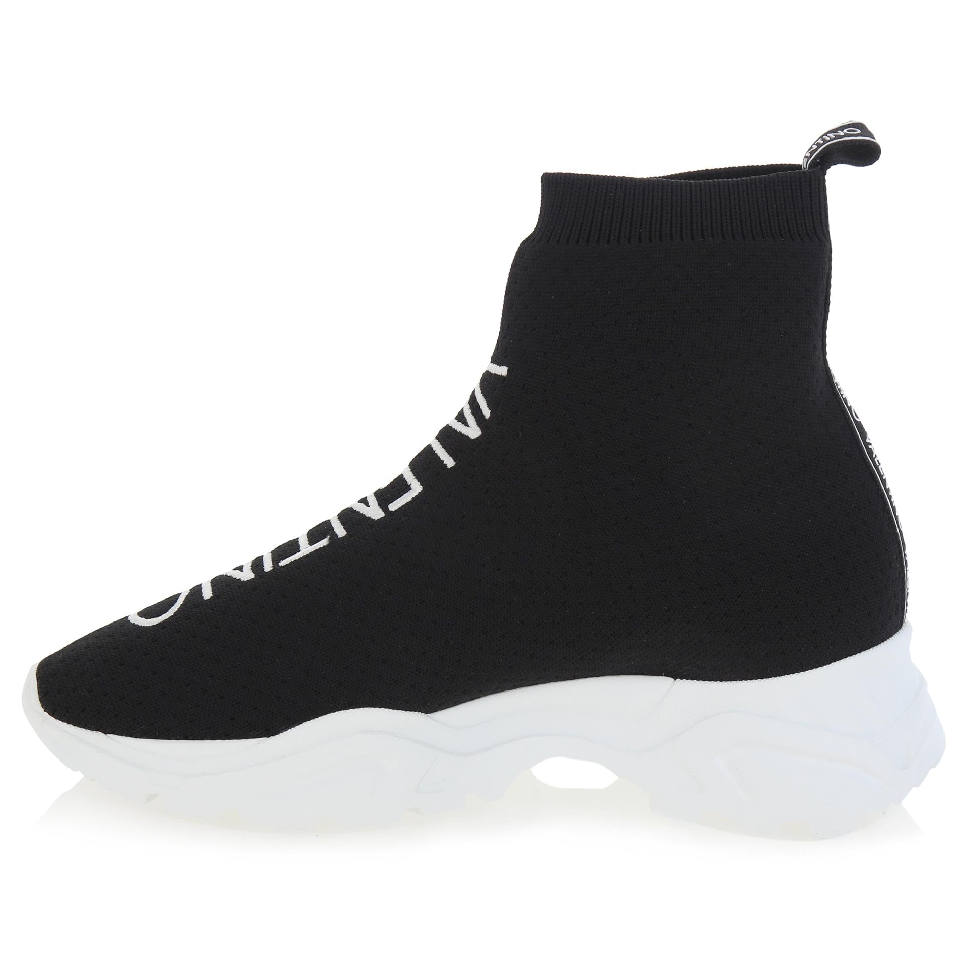 Black sock sneakers