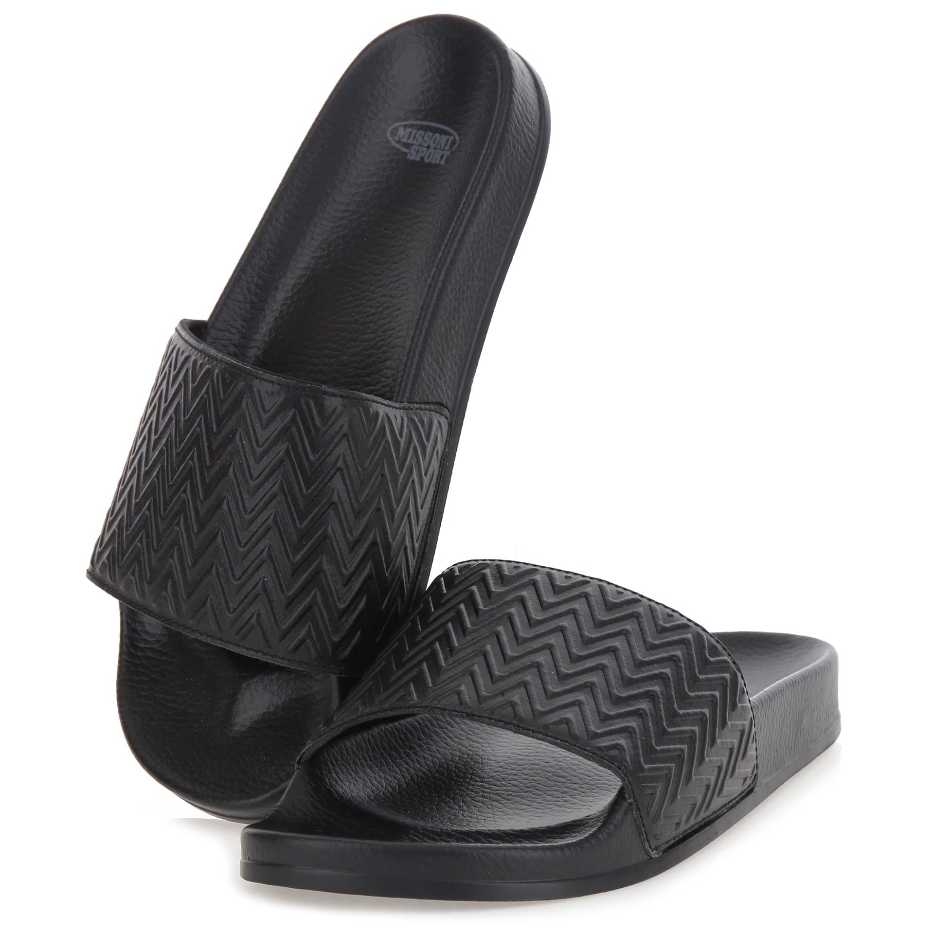 Sandali slides materiale riciclato SHMISPSL 100 ACBC X MISSONI