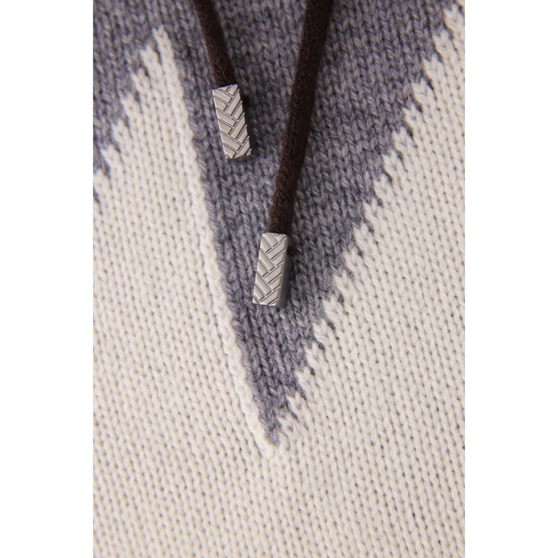 Maglia cashmere con cappuccio