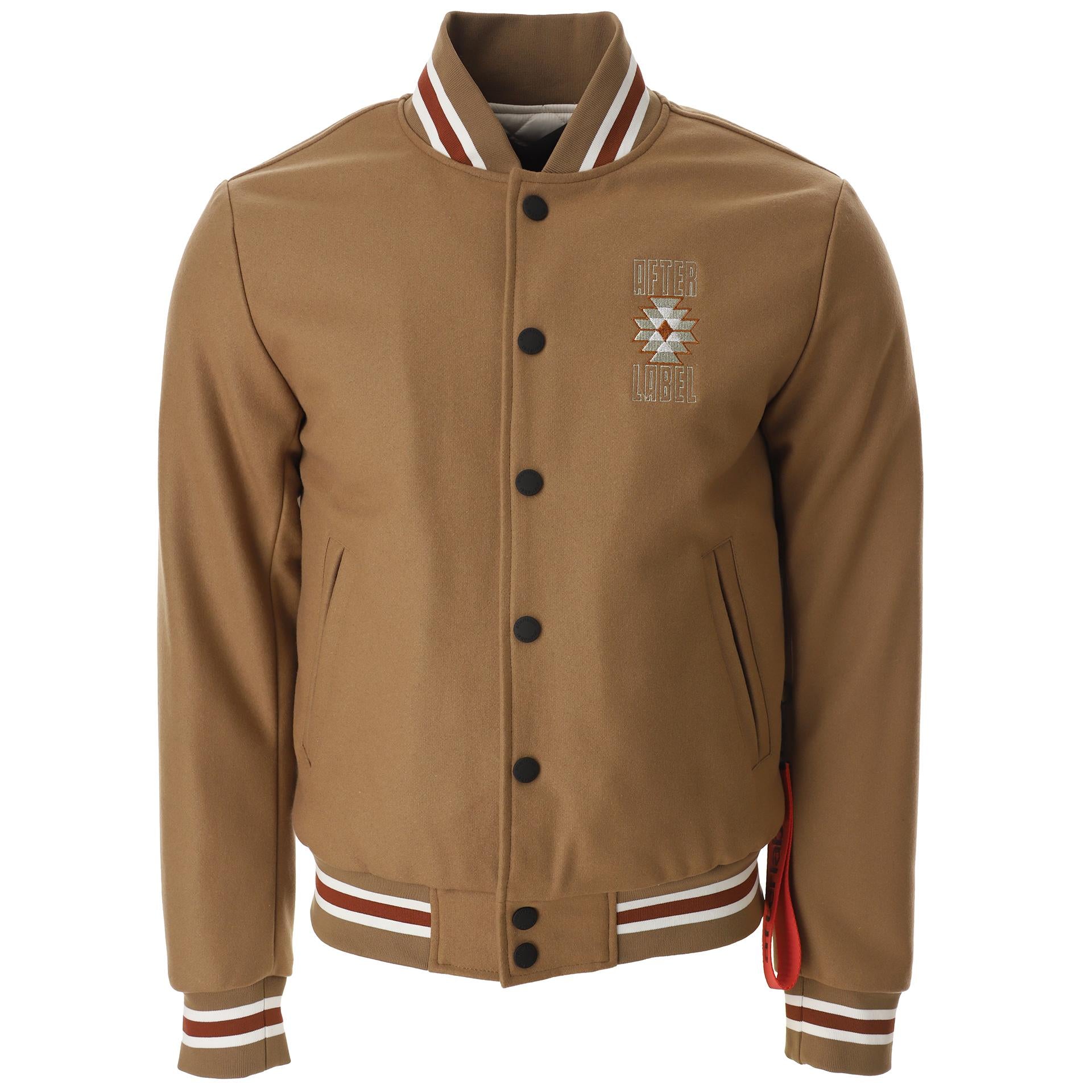 Wool bomber jacket