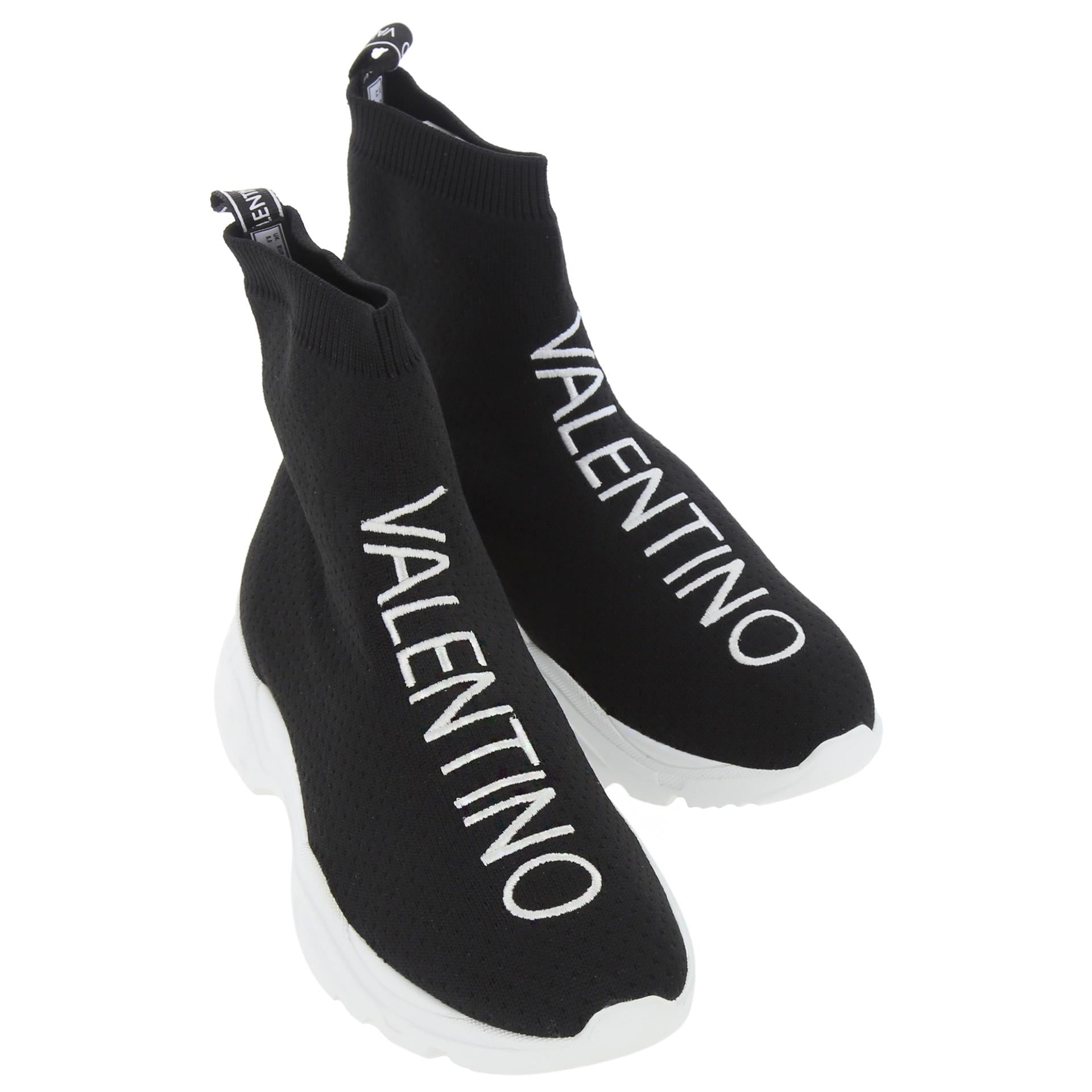 Black sock sneakers