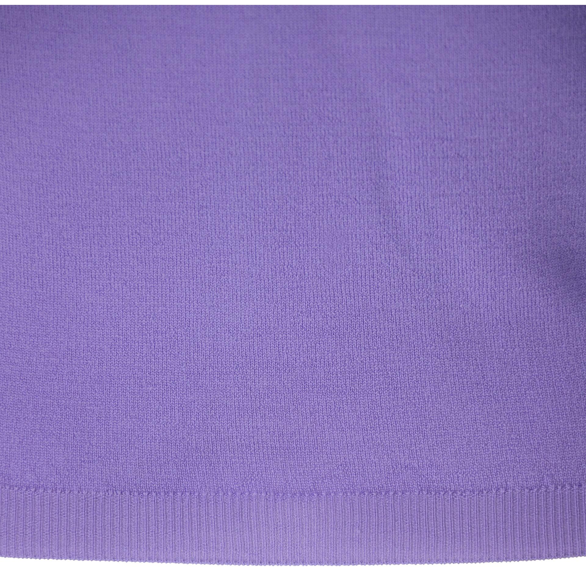 Cardigan girocollo in lana