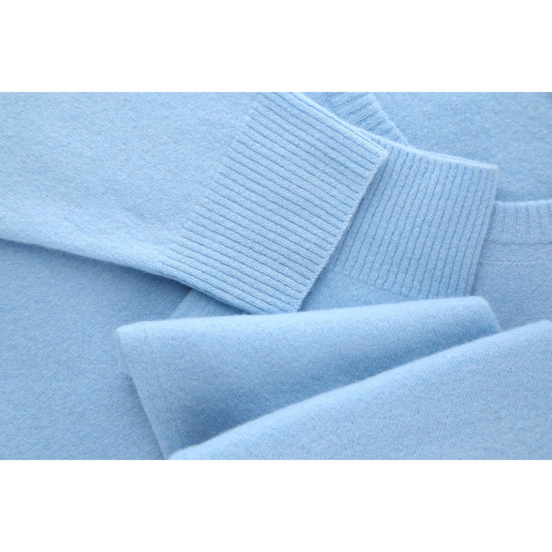 Wool crewneck sweater