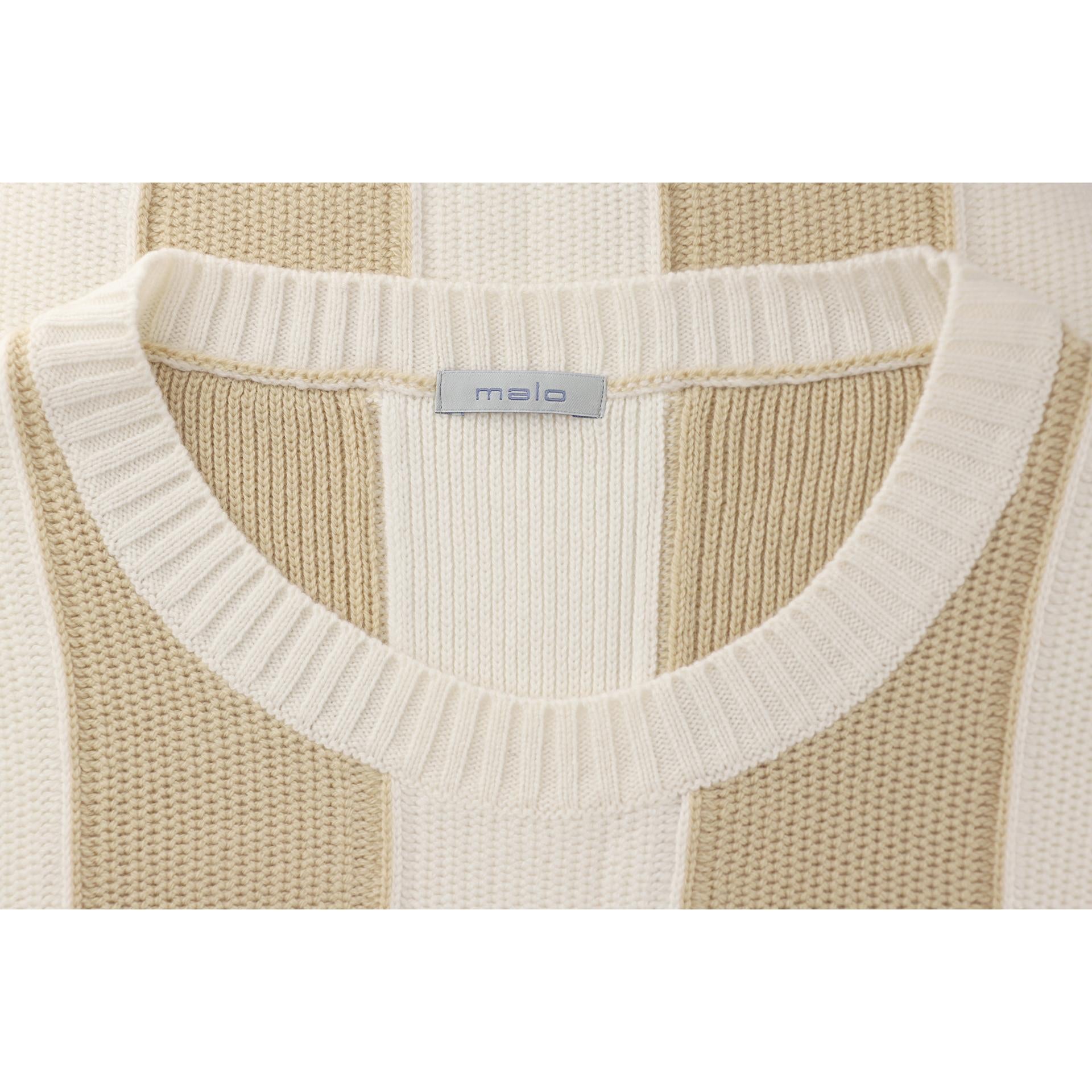 Sleeveless cashmere sweater