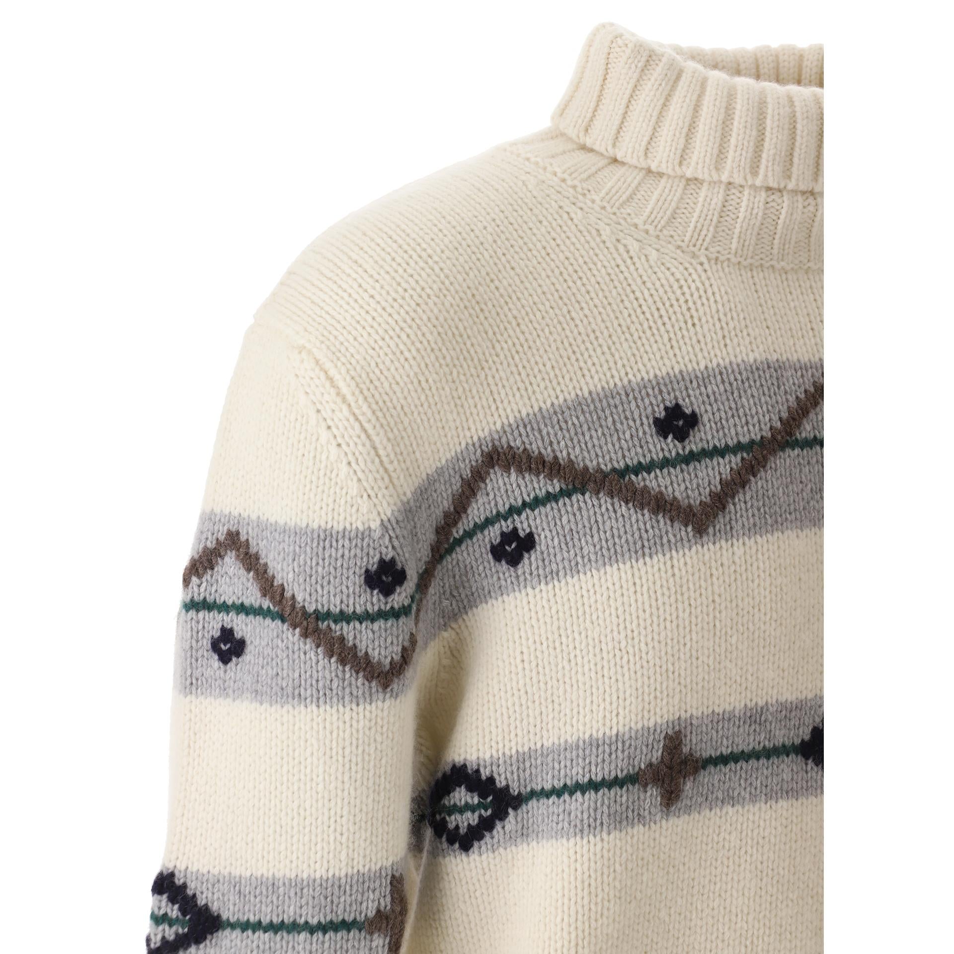 Maglione dolcevita in cashmere