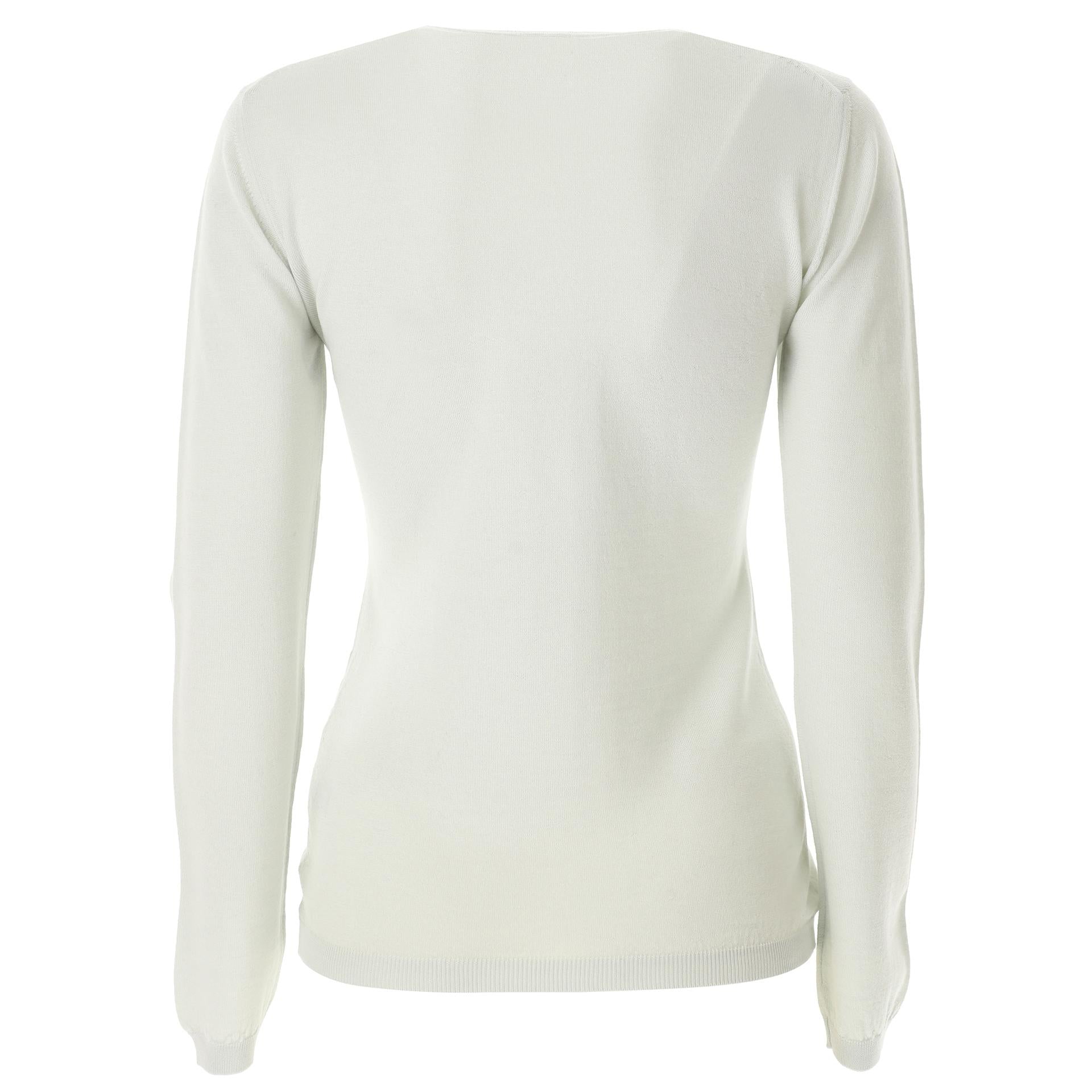 Wool and silk sweater