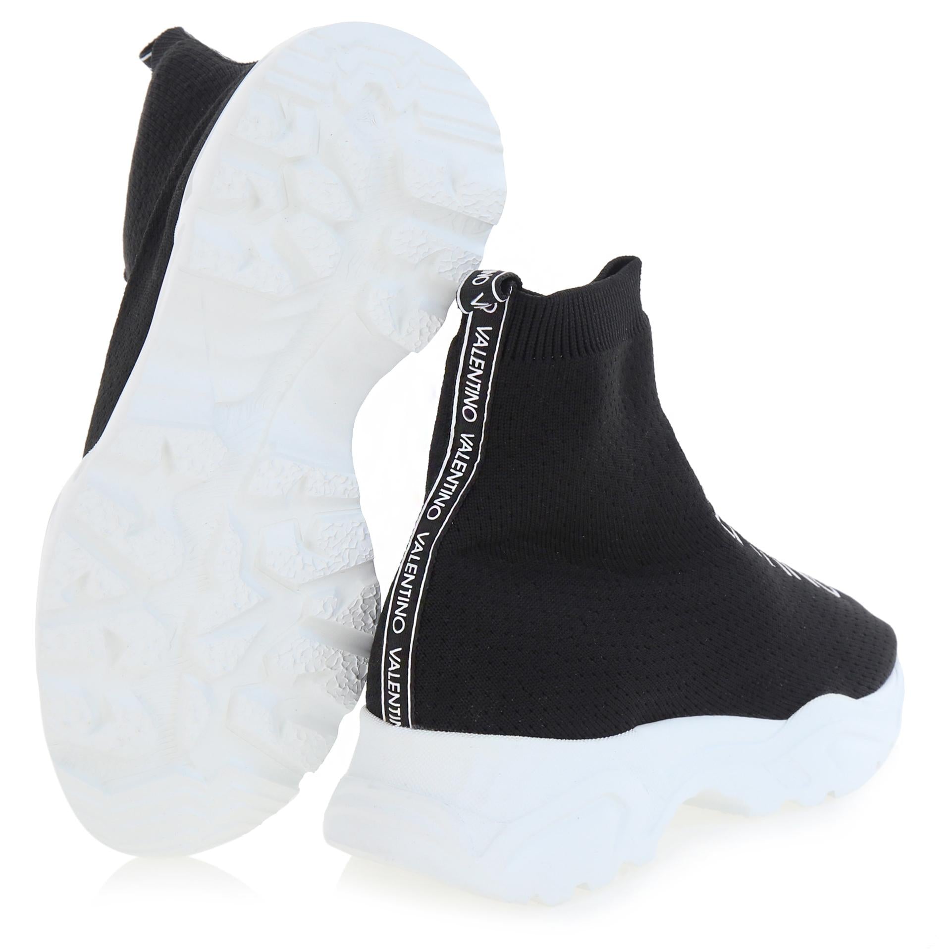 Black sock sneakers