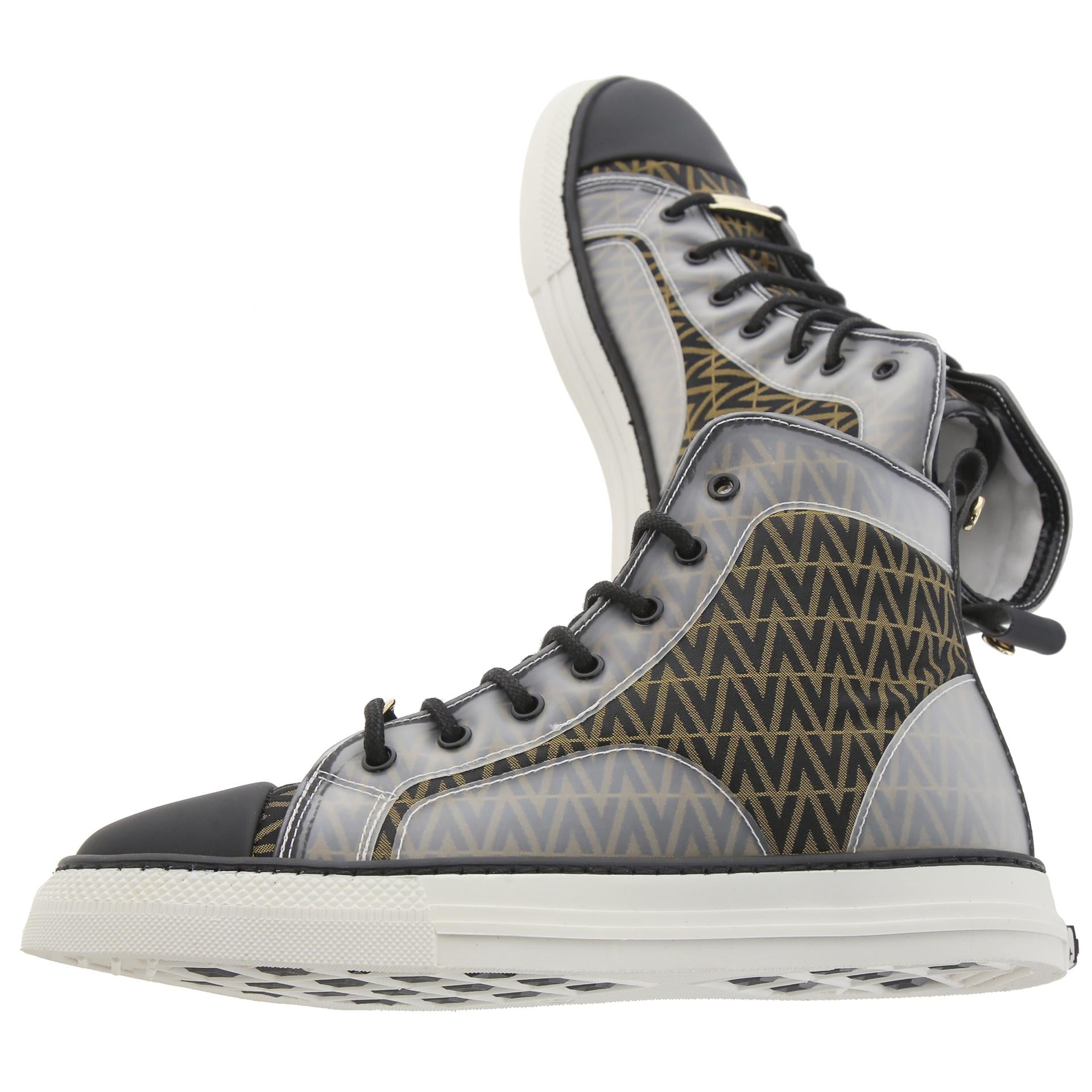 Sneakers alte tessuto signature