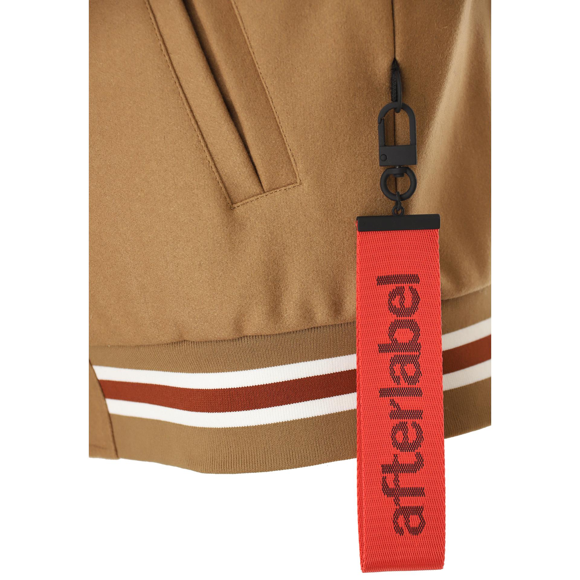 Wool bomber jacket