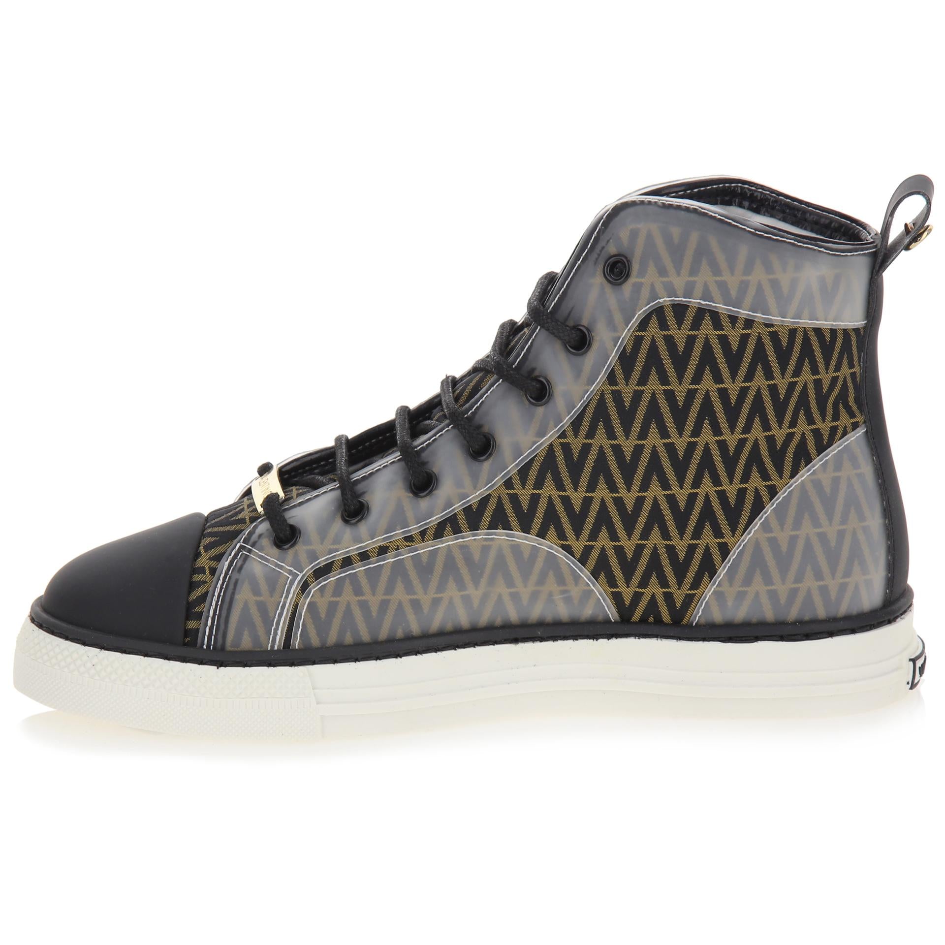 Sneakers alte tessuto signature