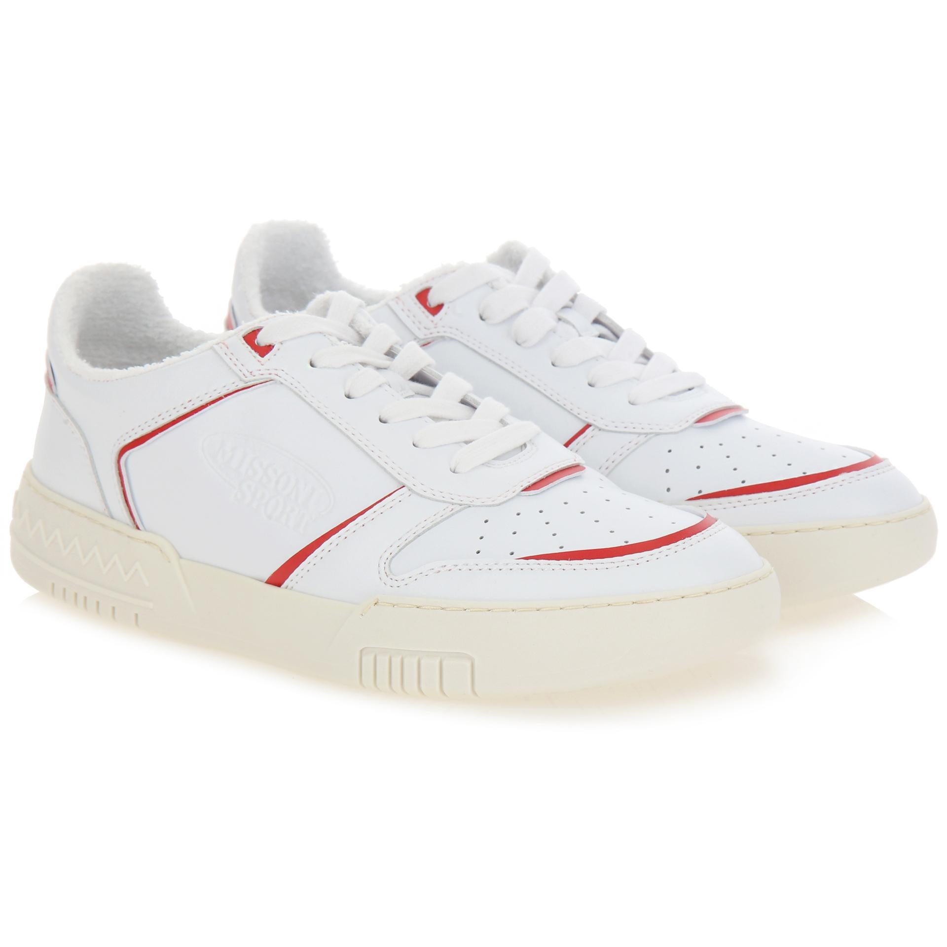 Sneakers bianca in materiali riciclati SHMIBNL 613 ACBC X MISSONI