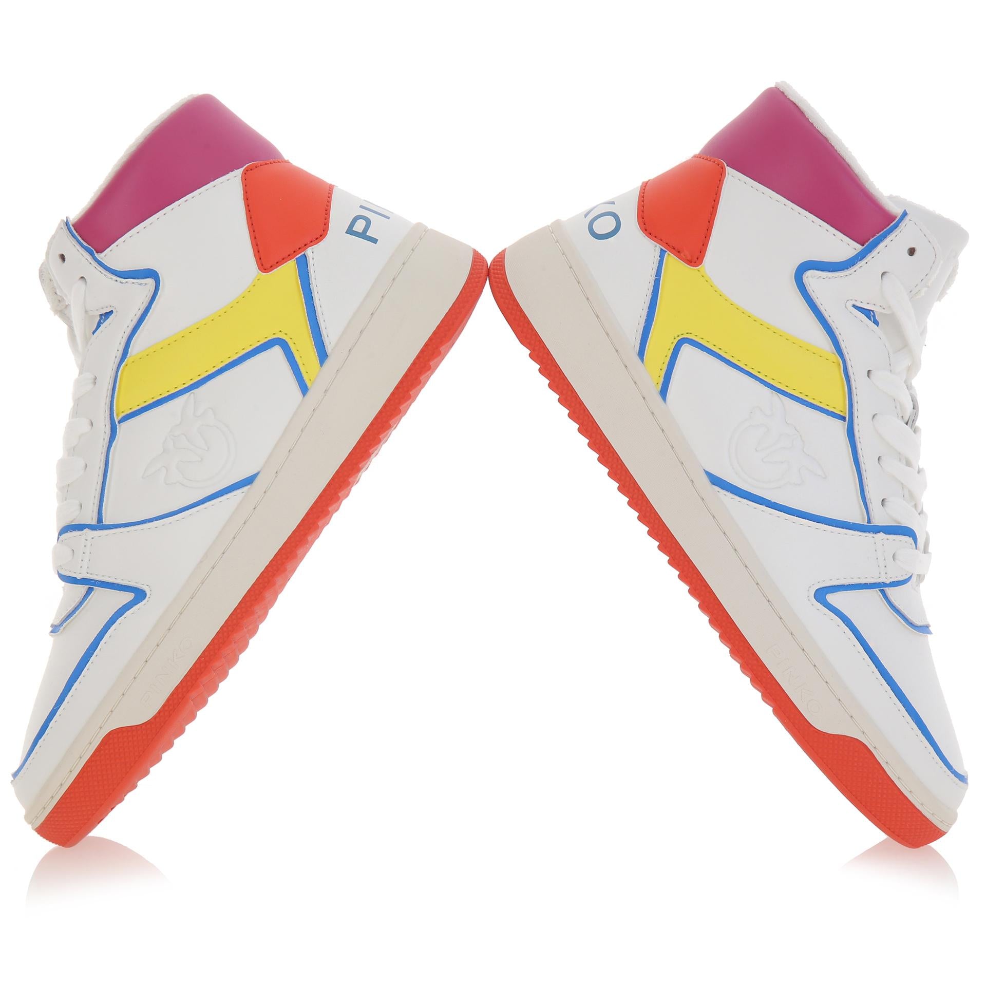 Eco-friendly high-top sneakers