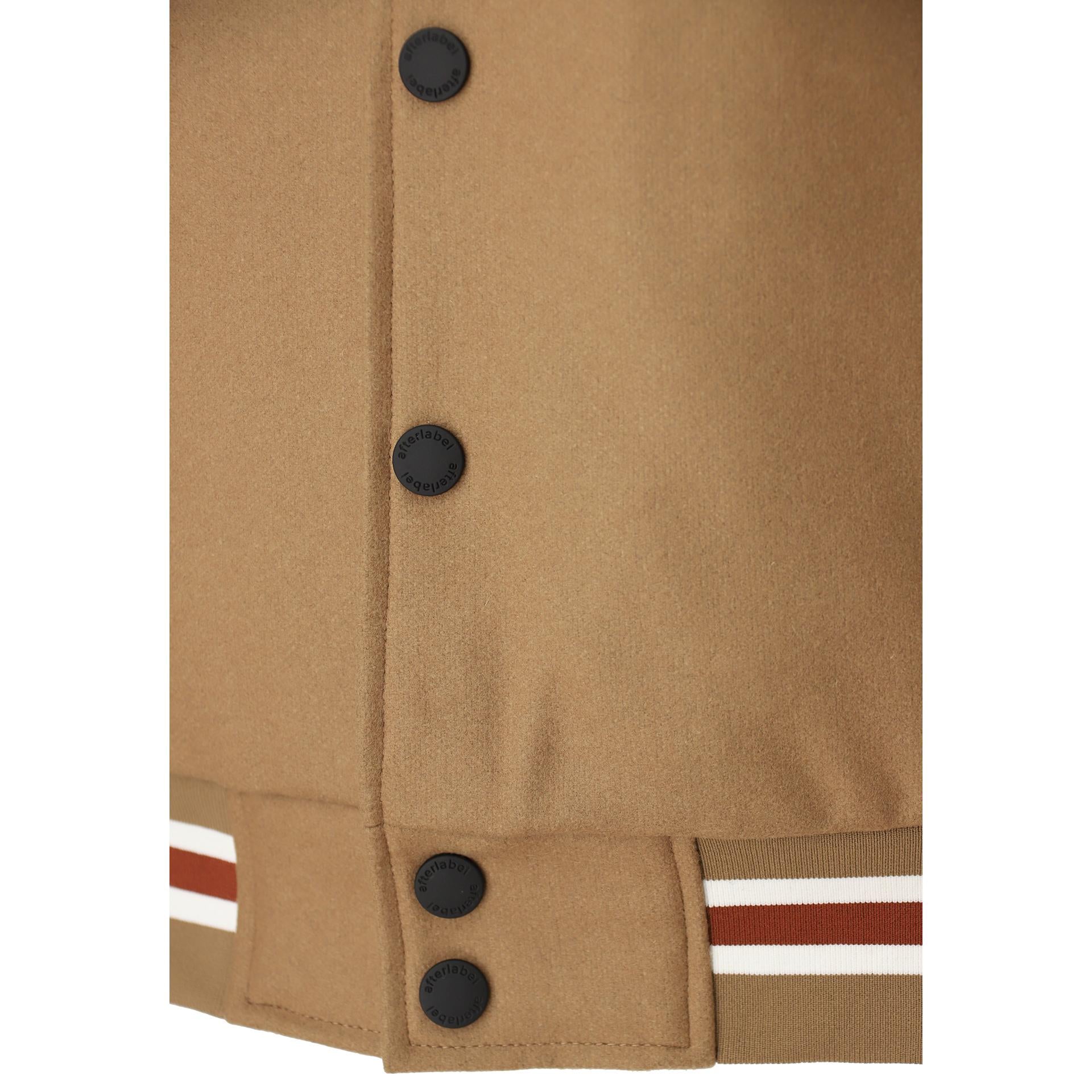 Wool bomber jacket