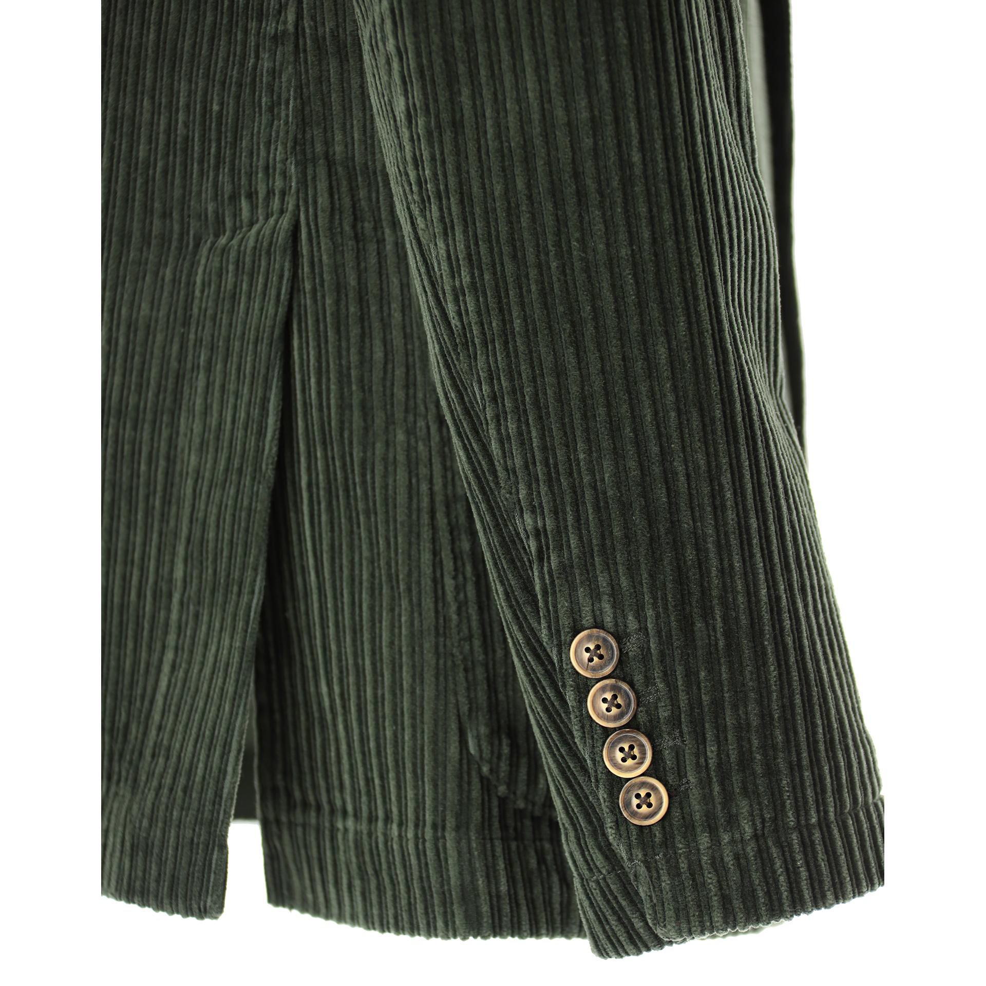 Single-breasted velvet blazer