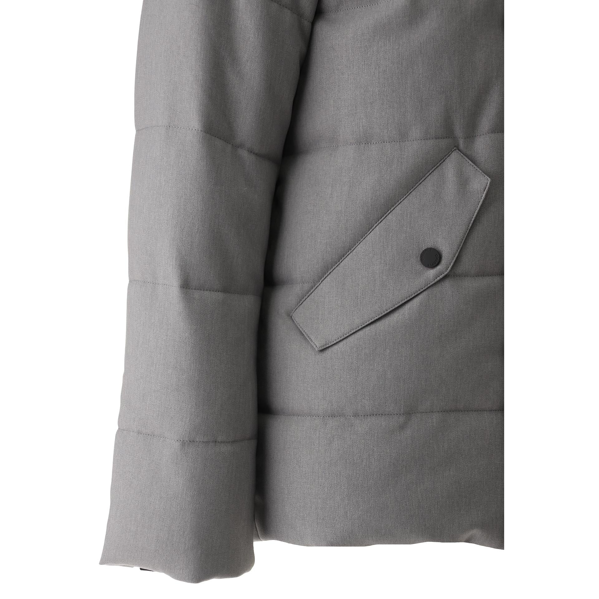 Giubbotto trapuntato grigio