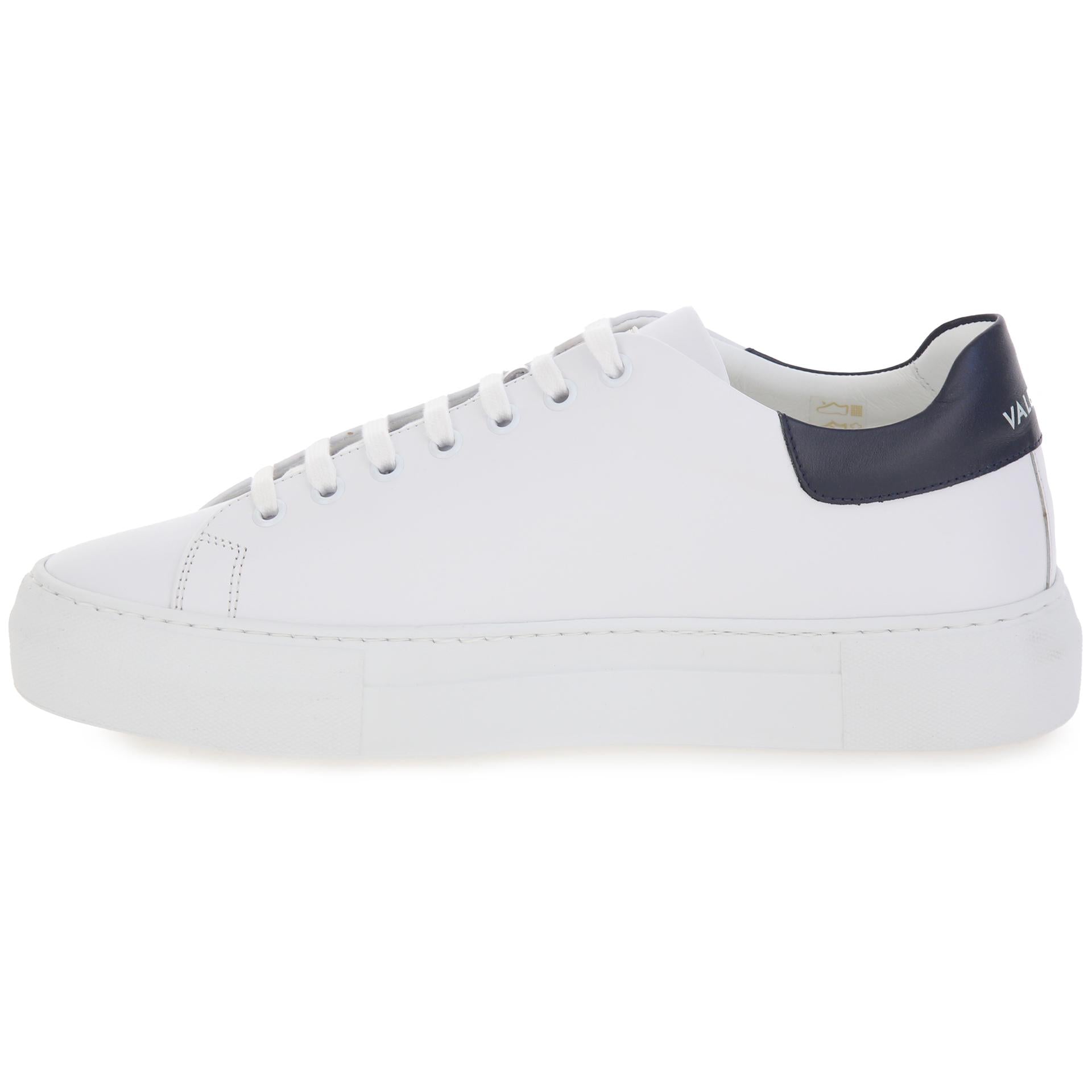 White sneakers with high sole