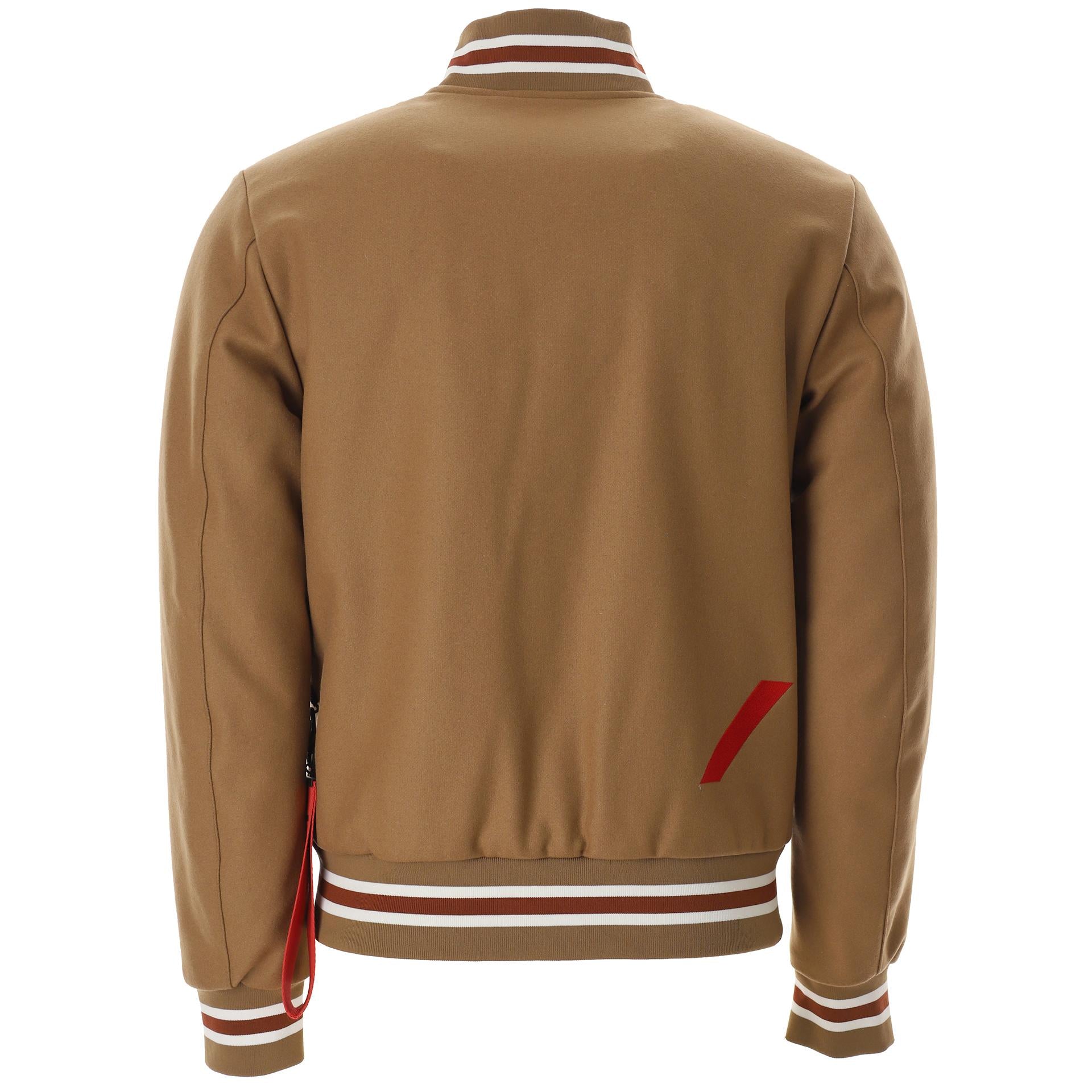 Wool bomber jacket