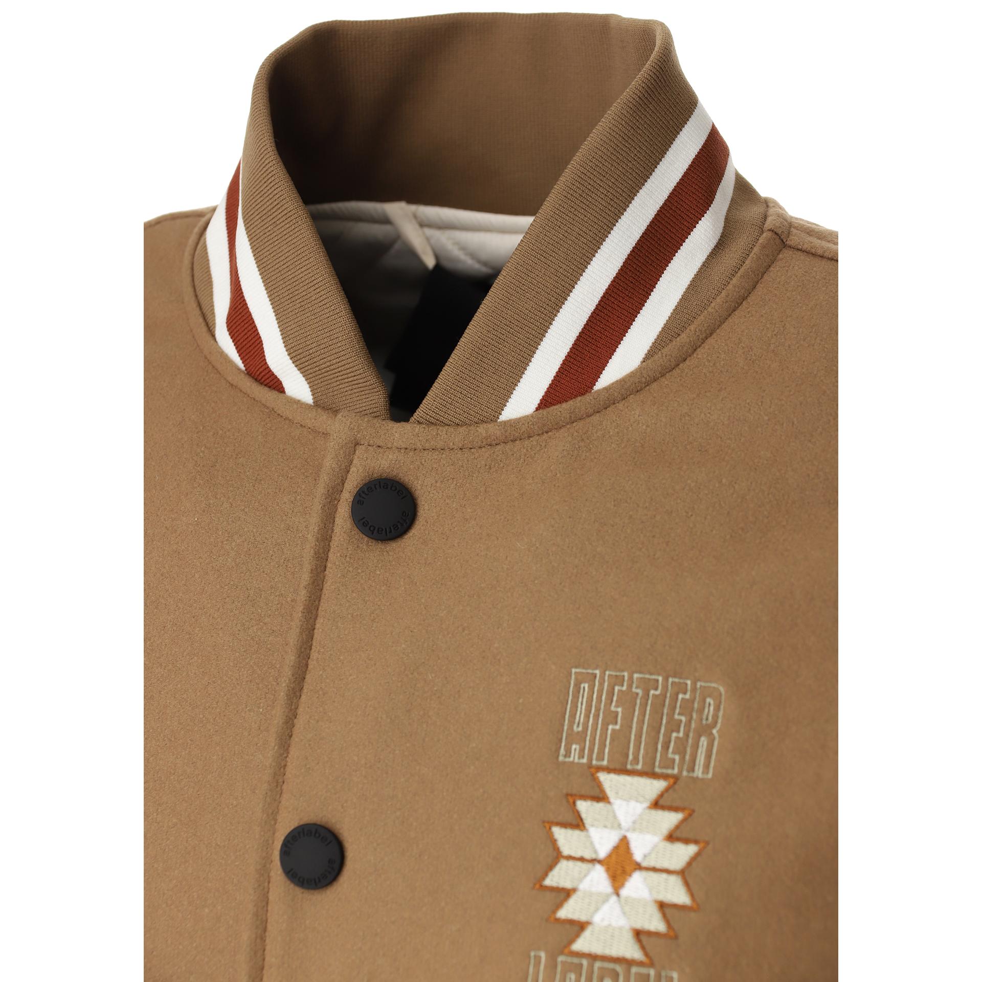 Wool bomber jacket