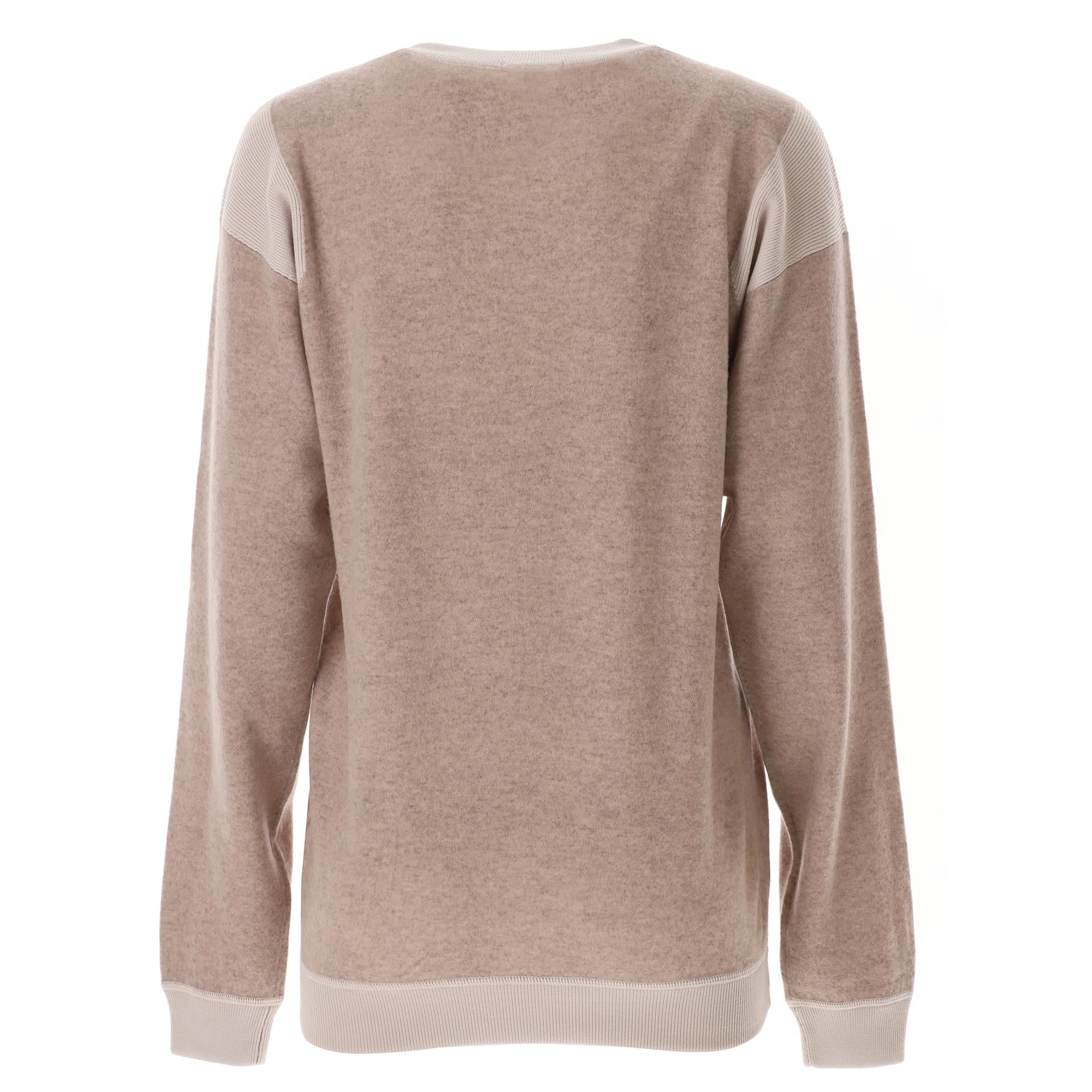 Wool crewneck sweater