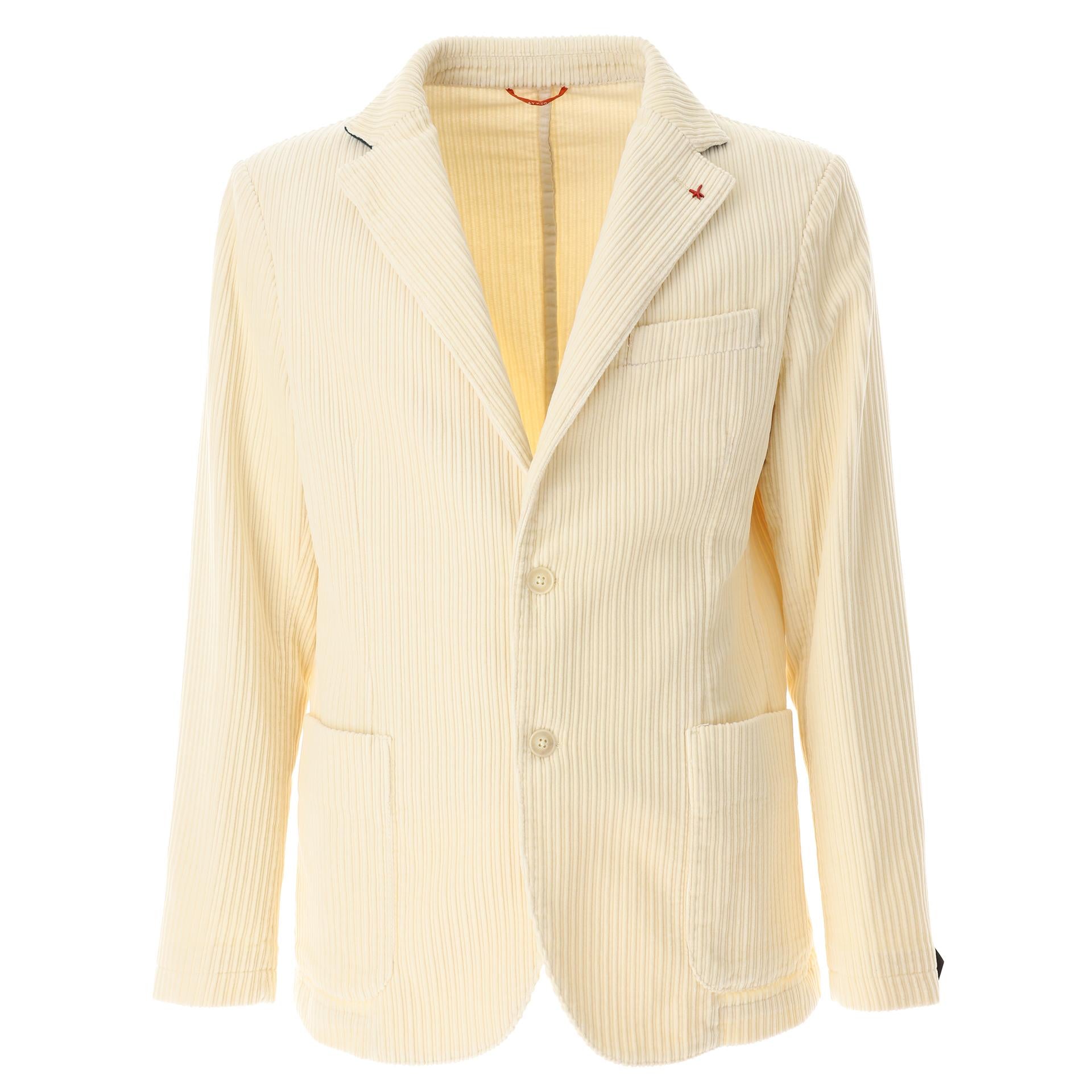 Single-breasted velvet blazer