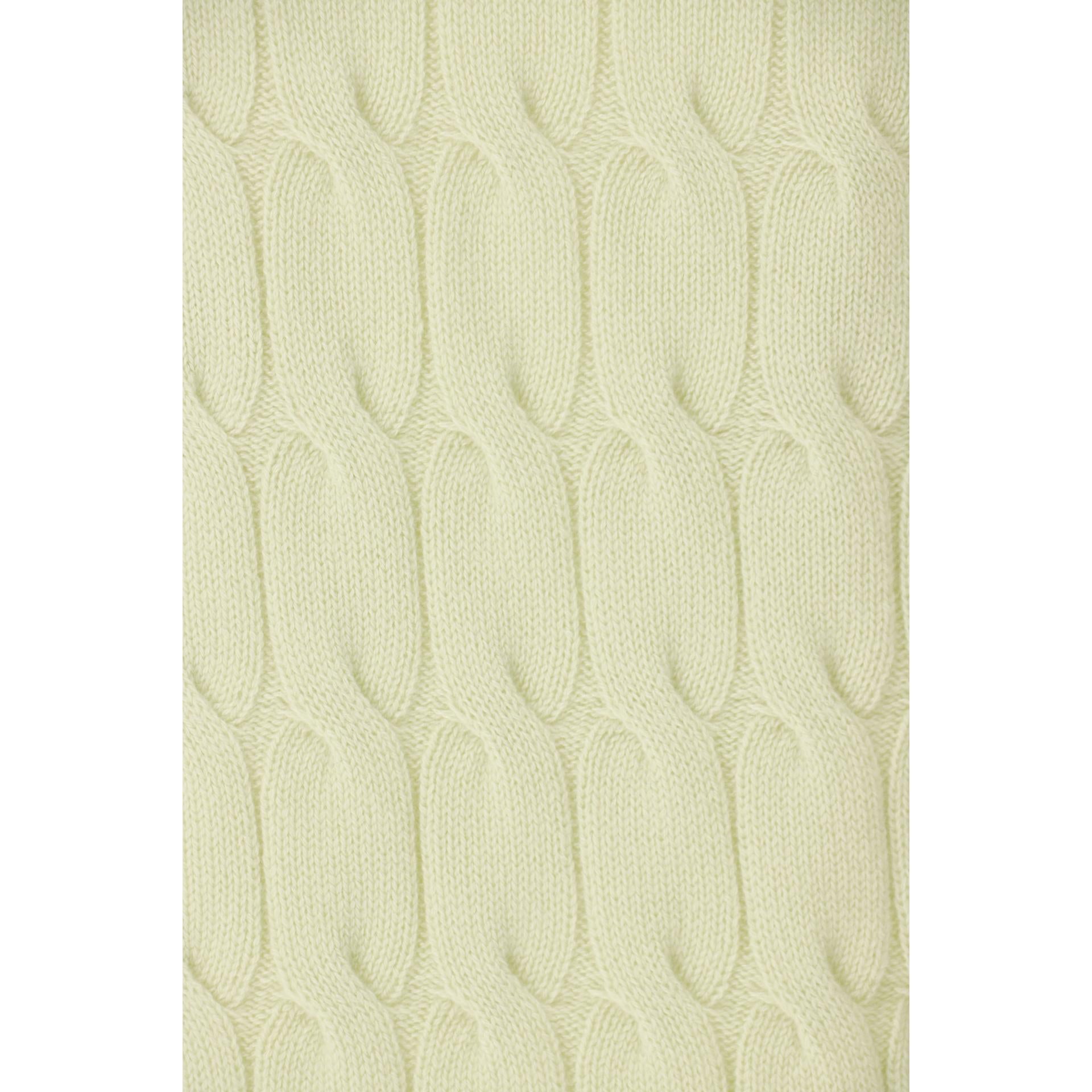 Maglia a trecce in cashmere