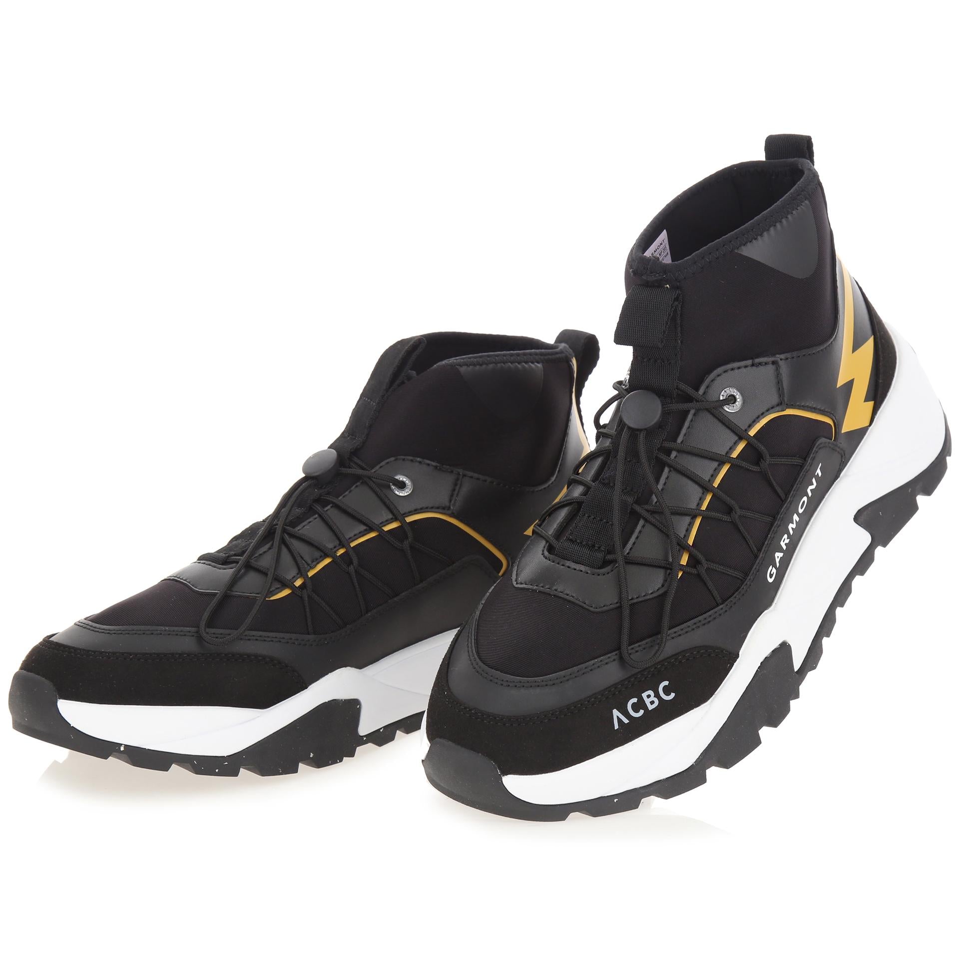 High sneakers recycled materials