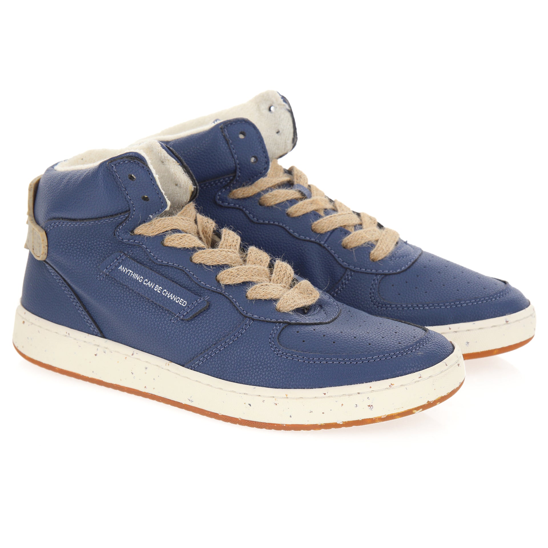 Sneakers alte in materiale eco