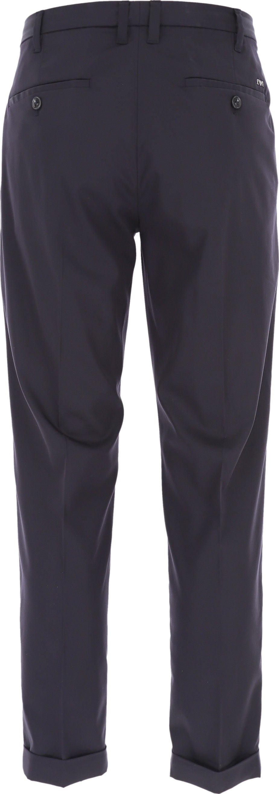 Pantaloni chino in cotone stretch blu