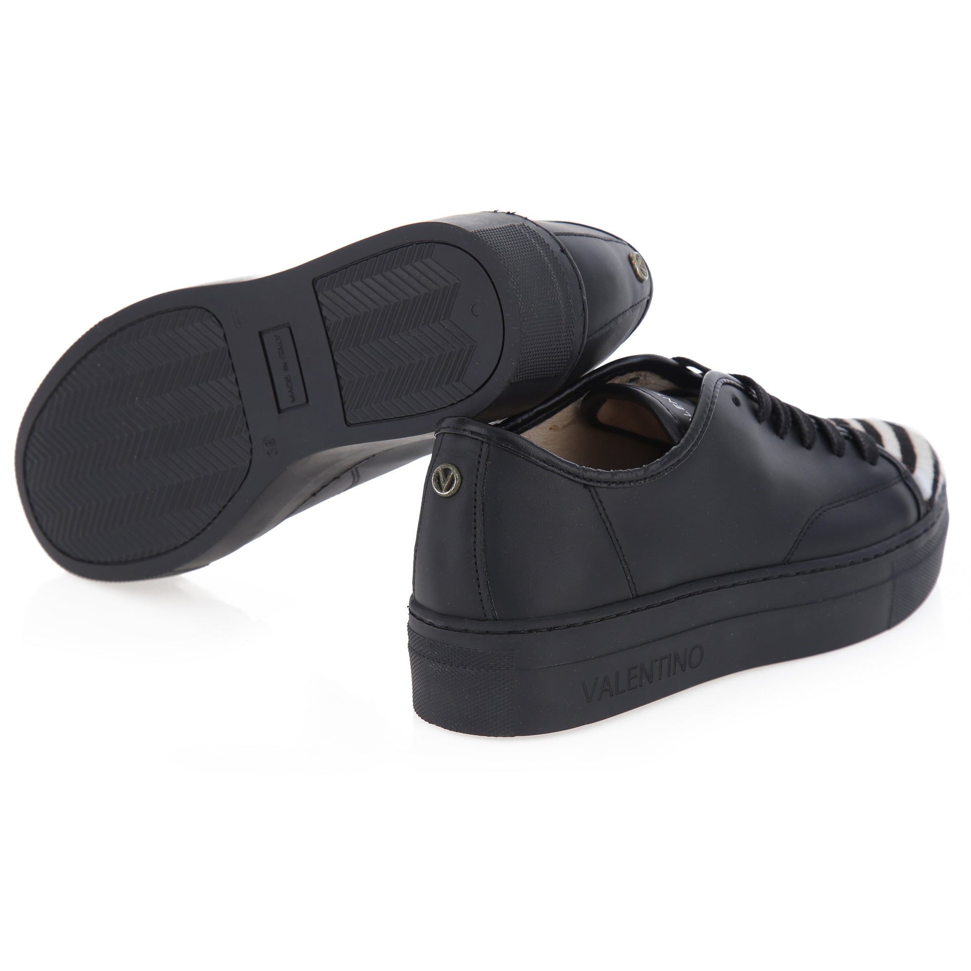 Sneakers pelle nera