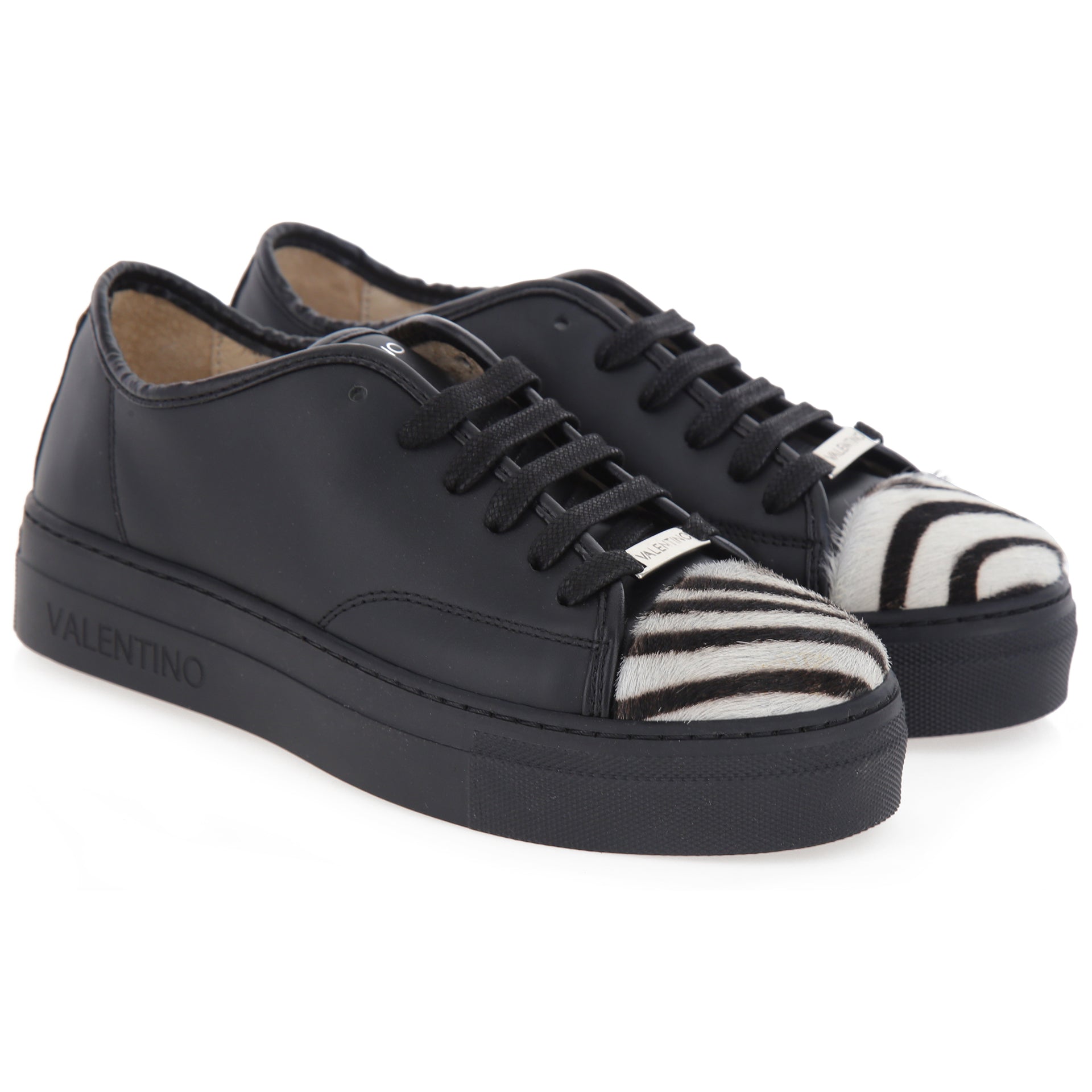 Sneakers pelle nera