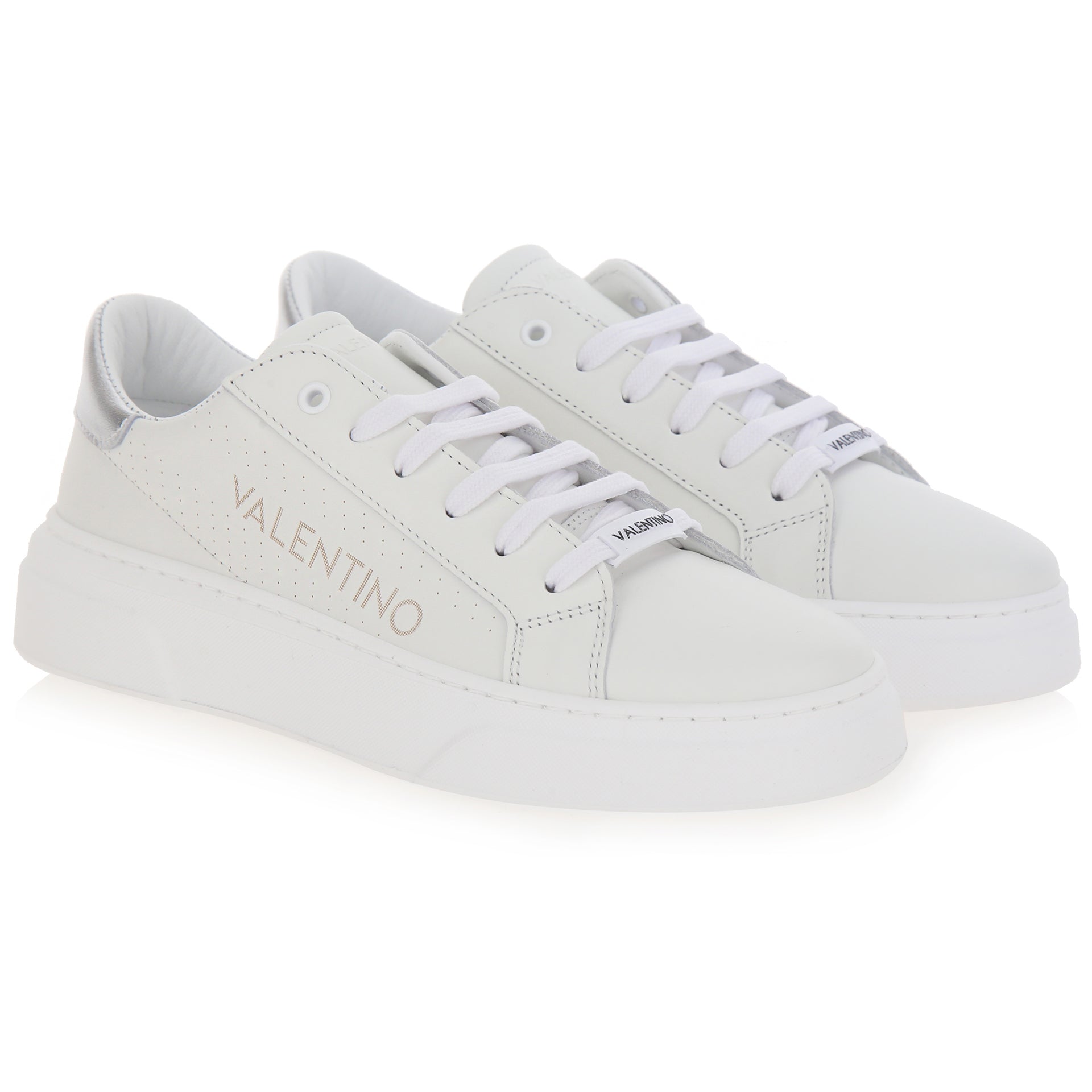 Sneakers platform pelle