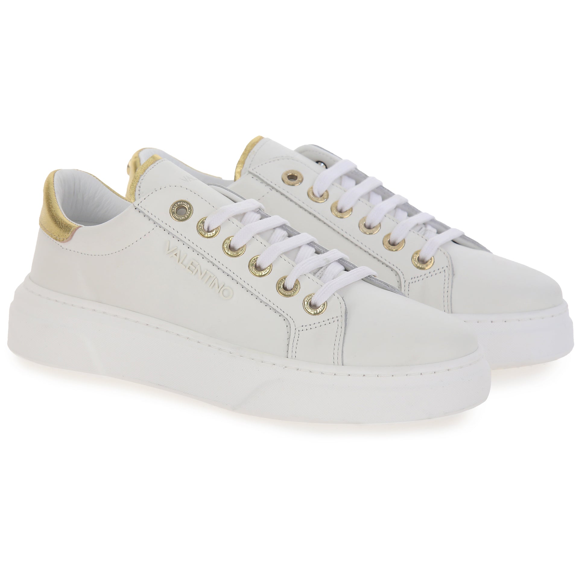 Sneakers platform pelle