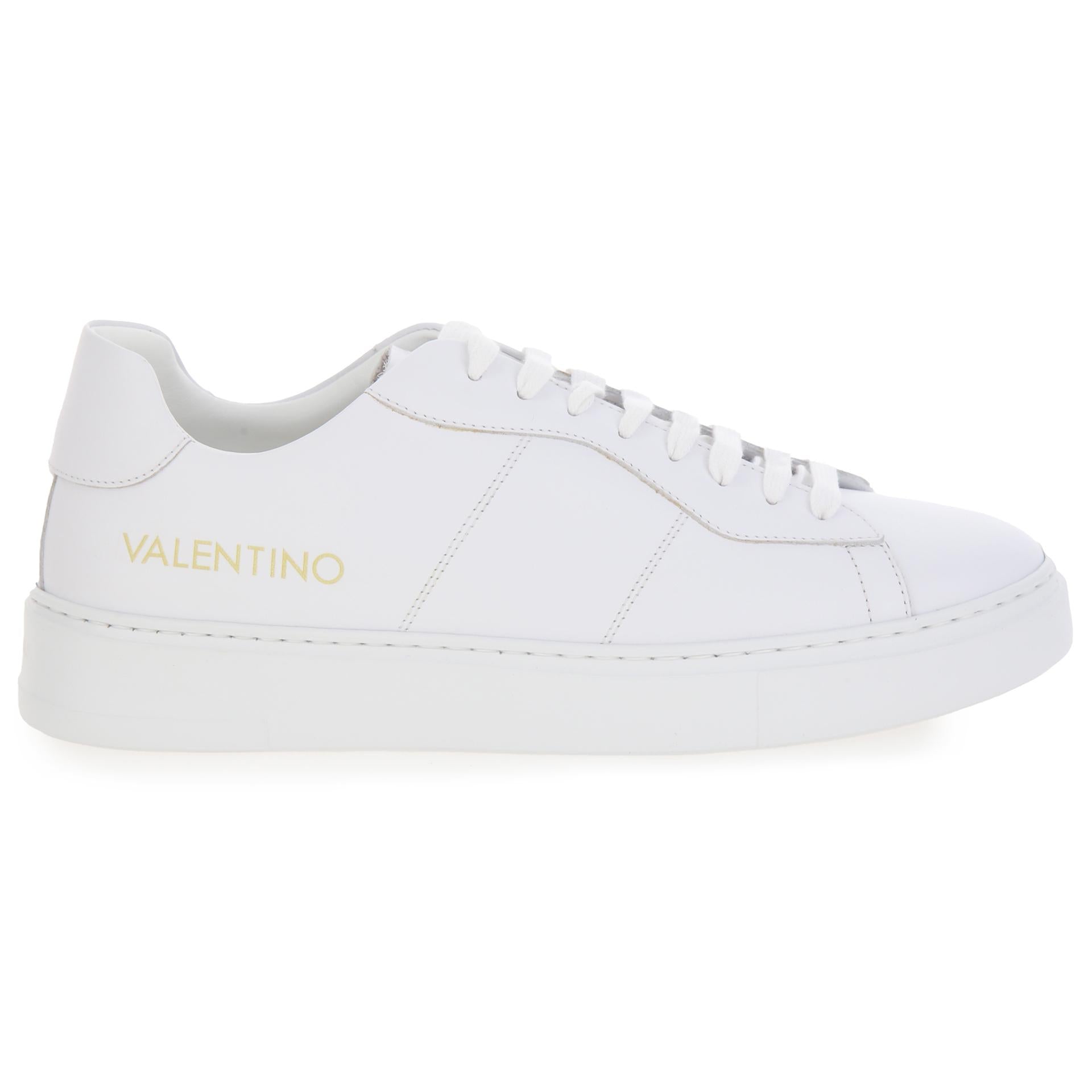 White leather sneakers