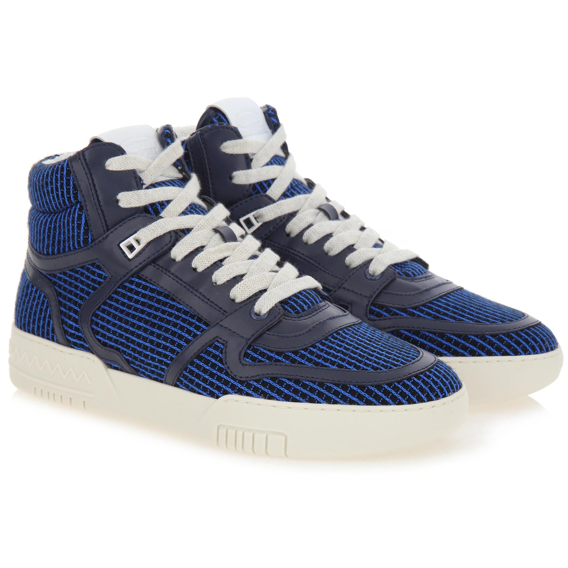 Sneakers alte tessuto riciclato