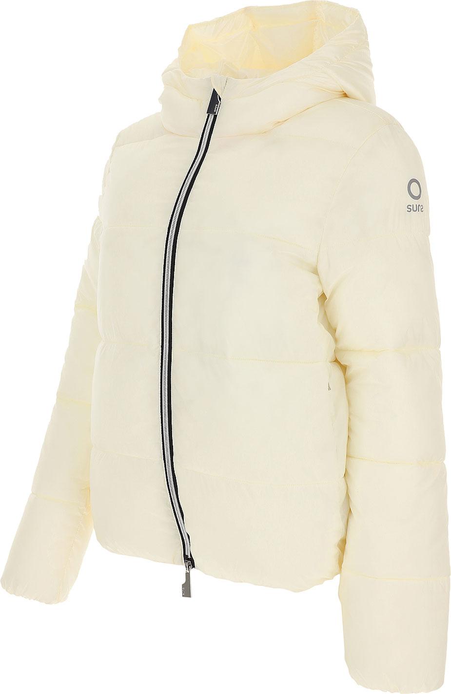 White Metalia Polar padded jacket