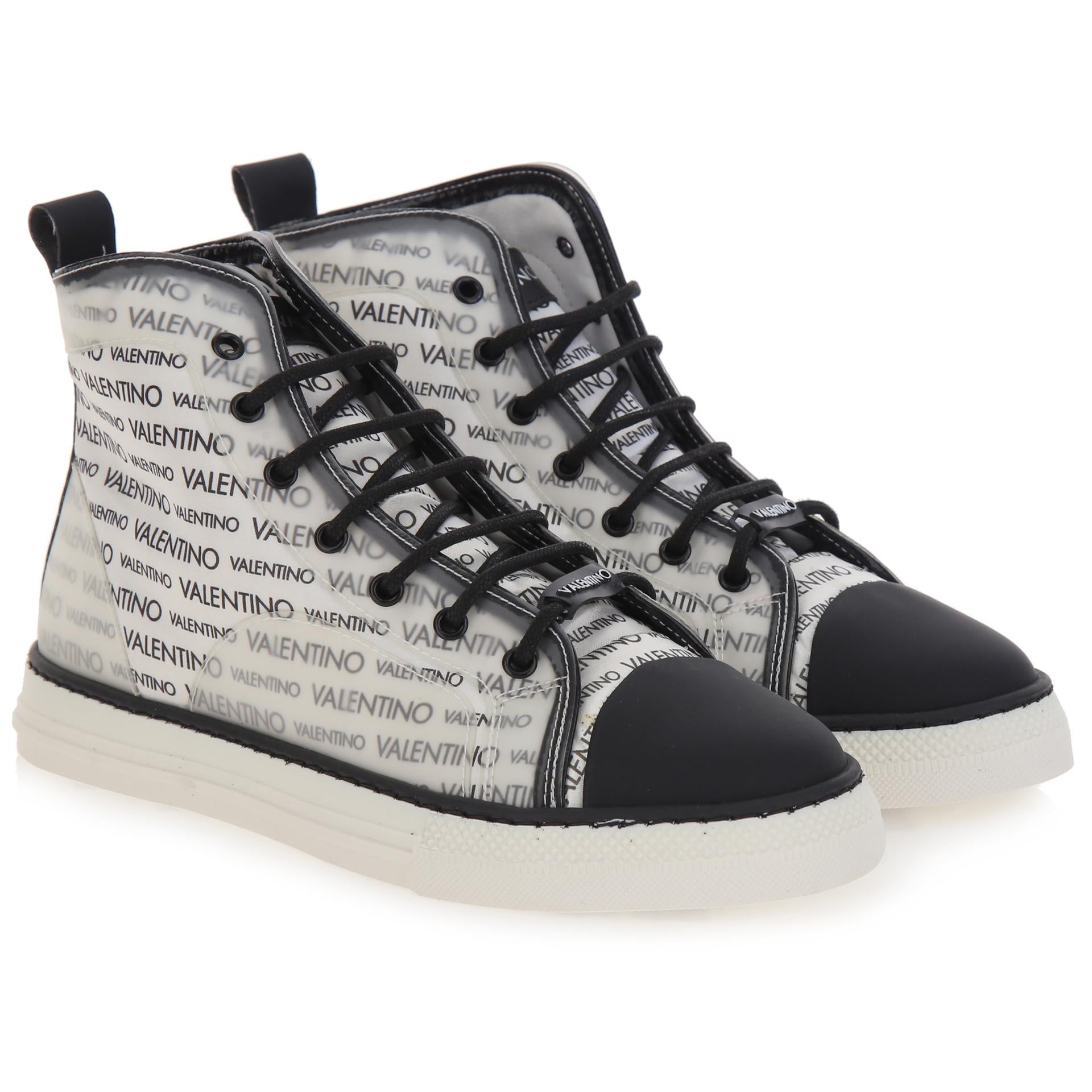 Signature fabric high sneakers