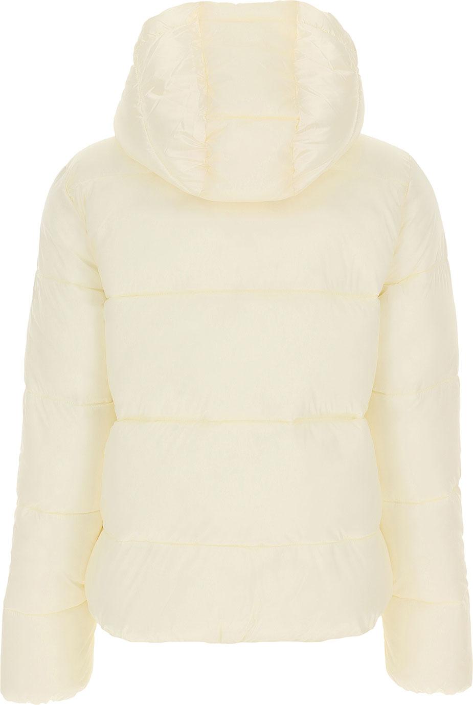 White Metalia Polar padded jacket