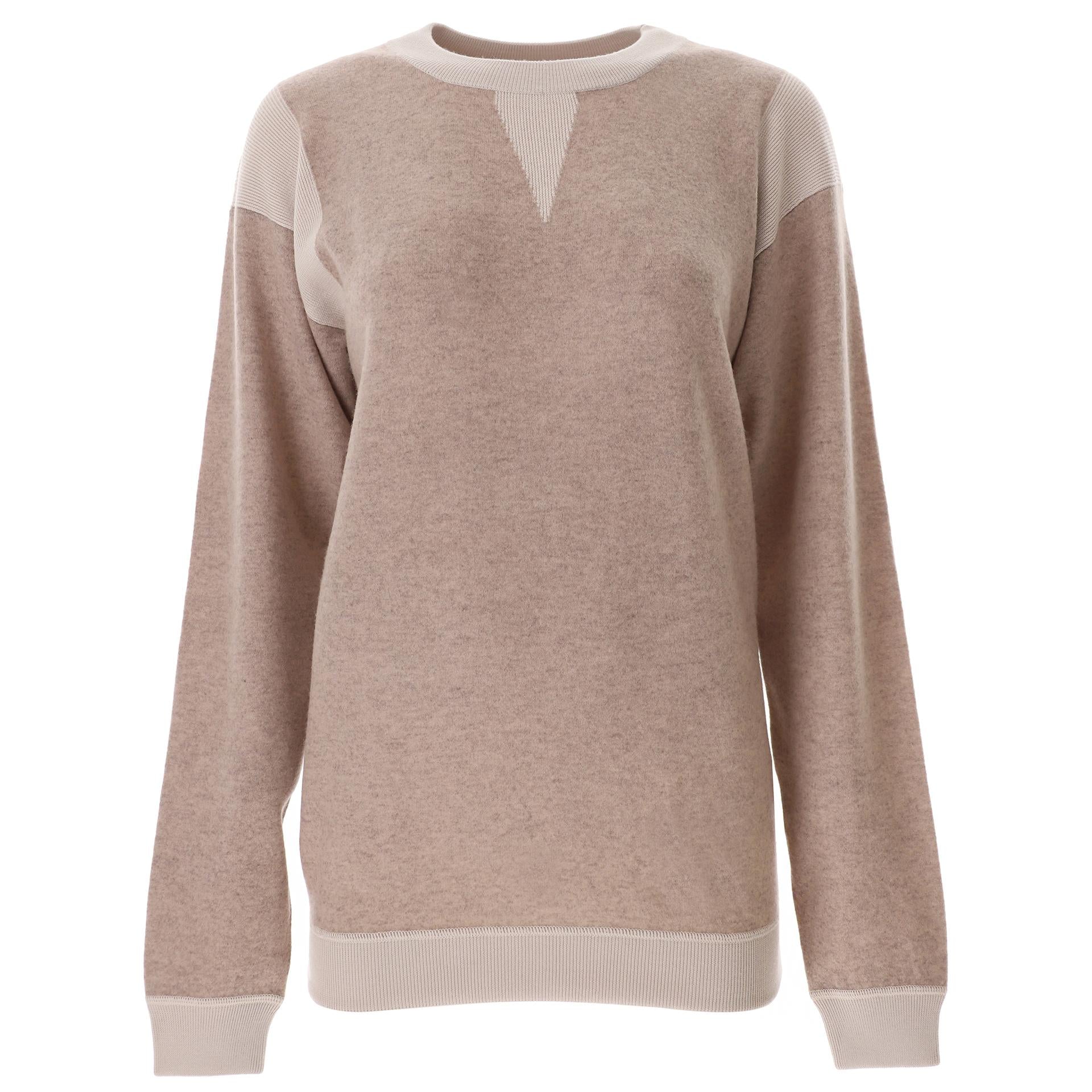 Maglione girocollo lana