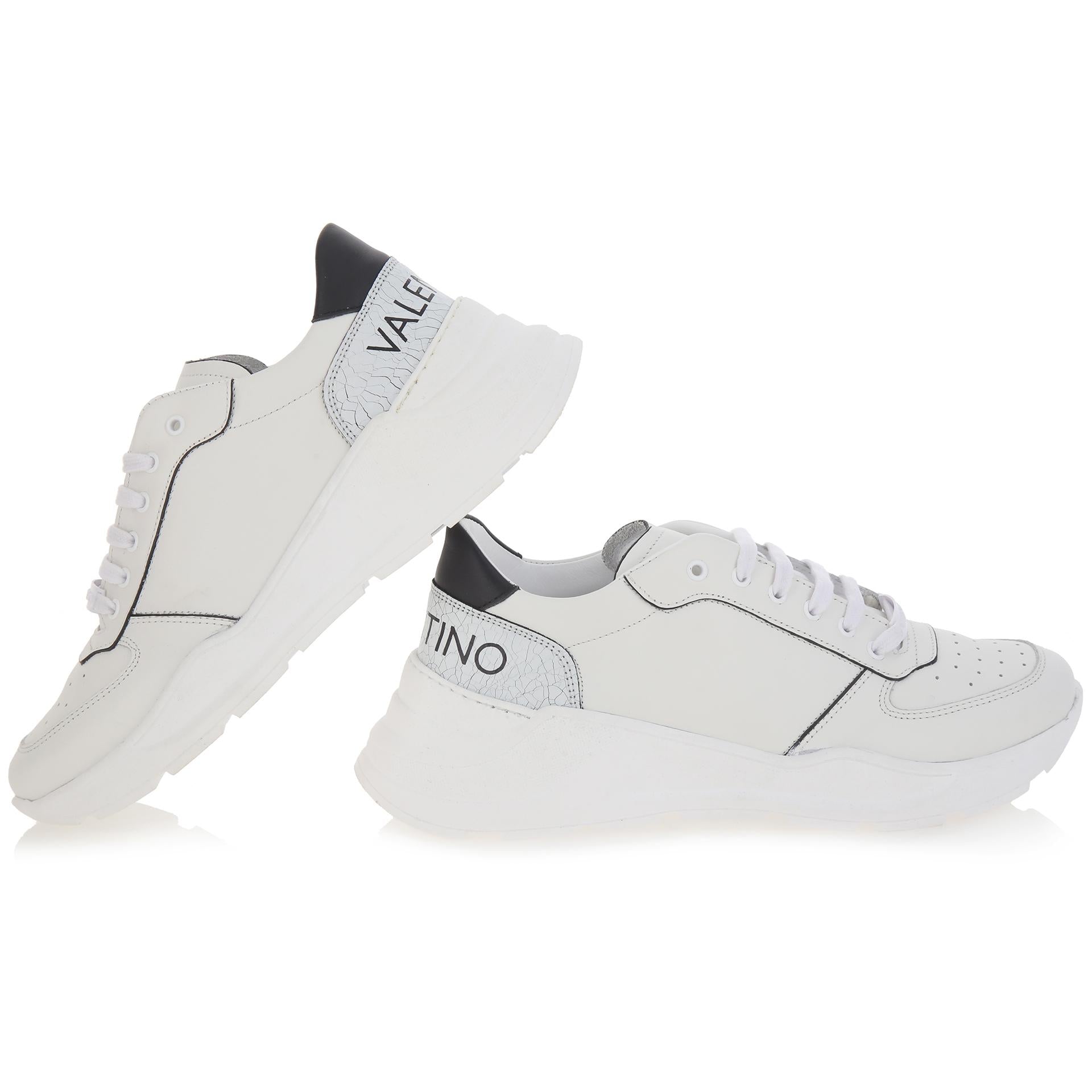 White sneakers and chunky sole