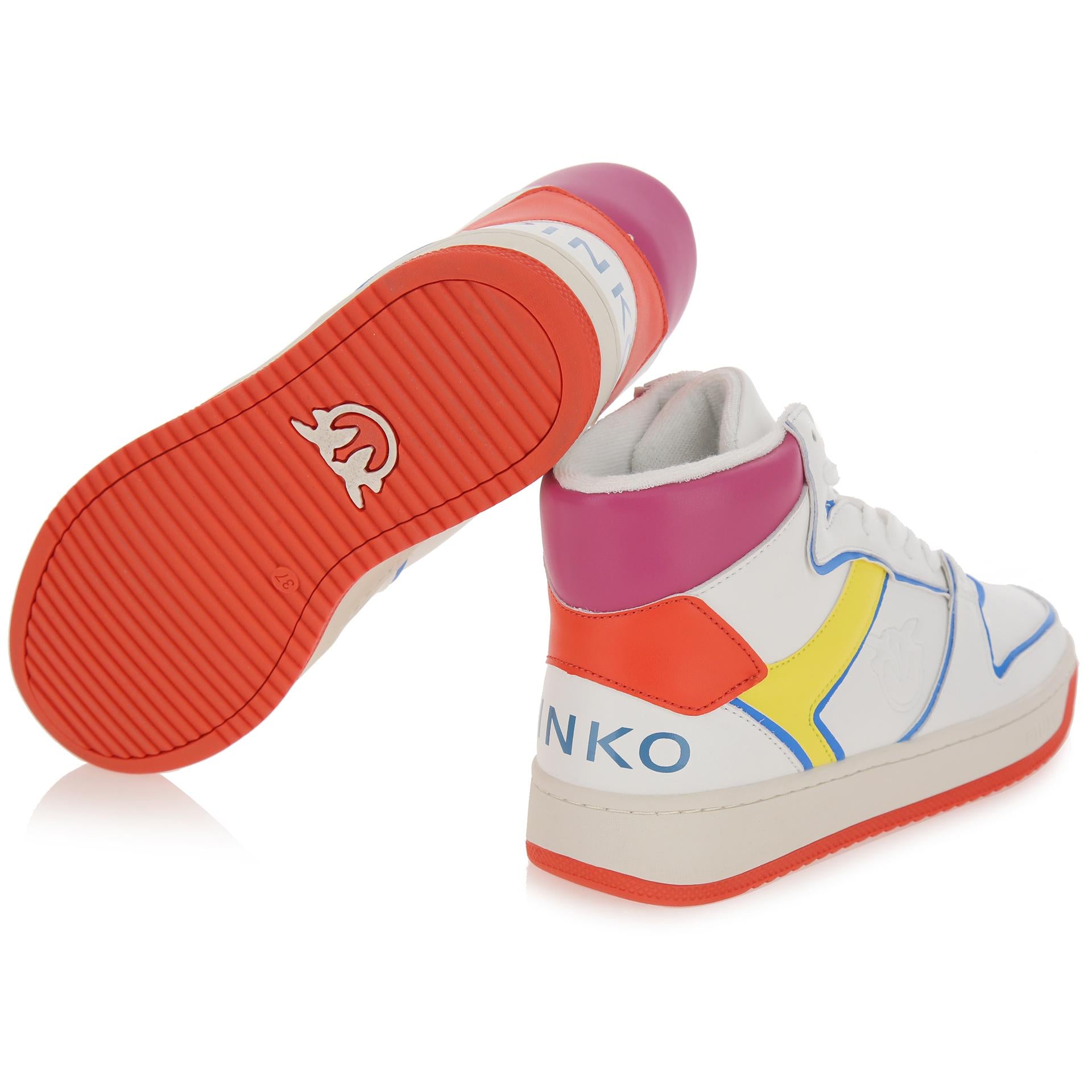 Eco-friendly high-top sneakers