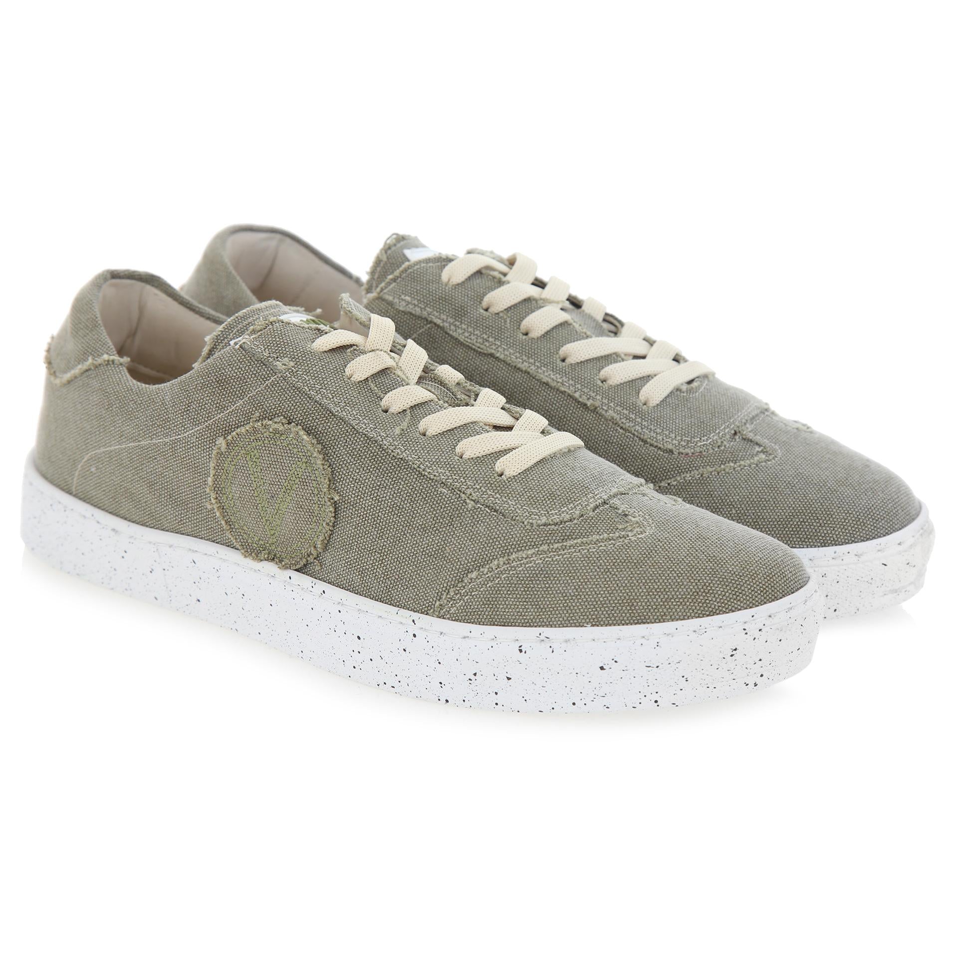 Military fabric sneakers