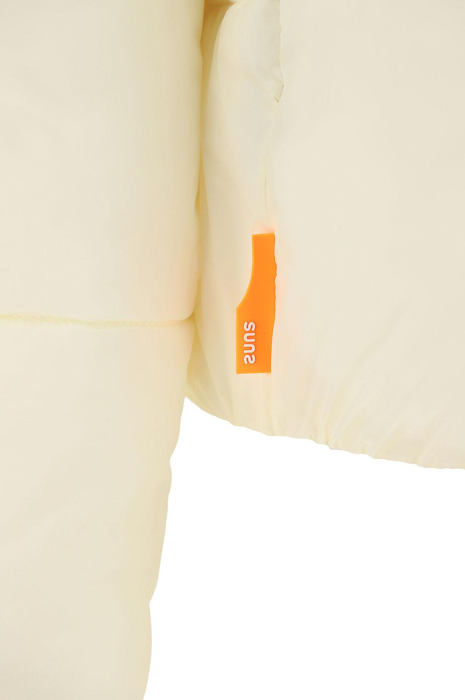 White Metalia Polar padded jacket