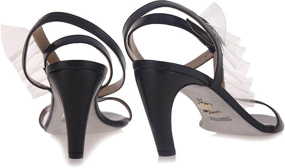 Sandalo pelle nero E0ATBS20 S020899 Genny 