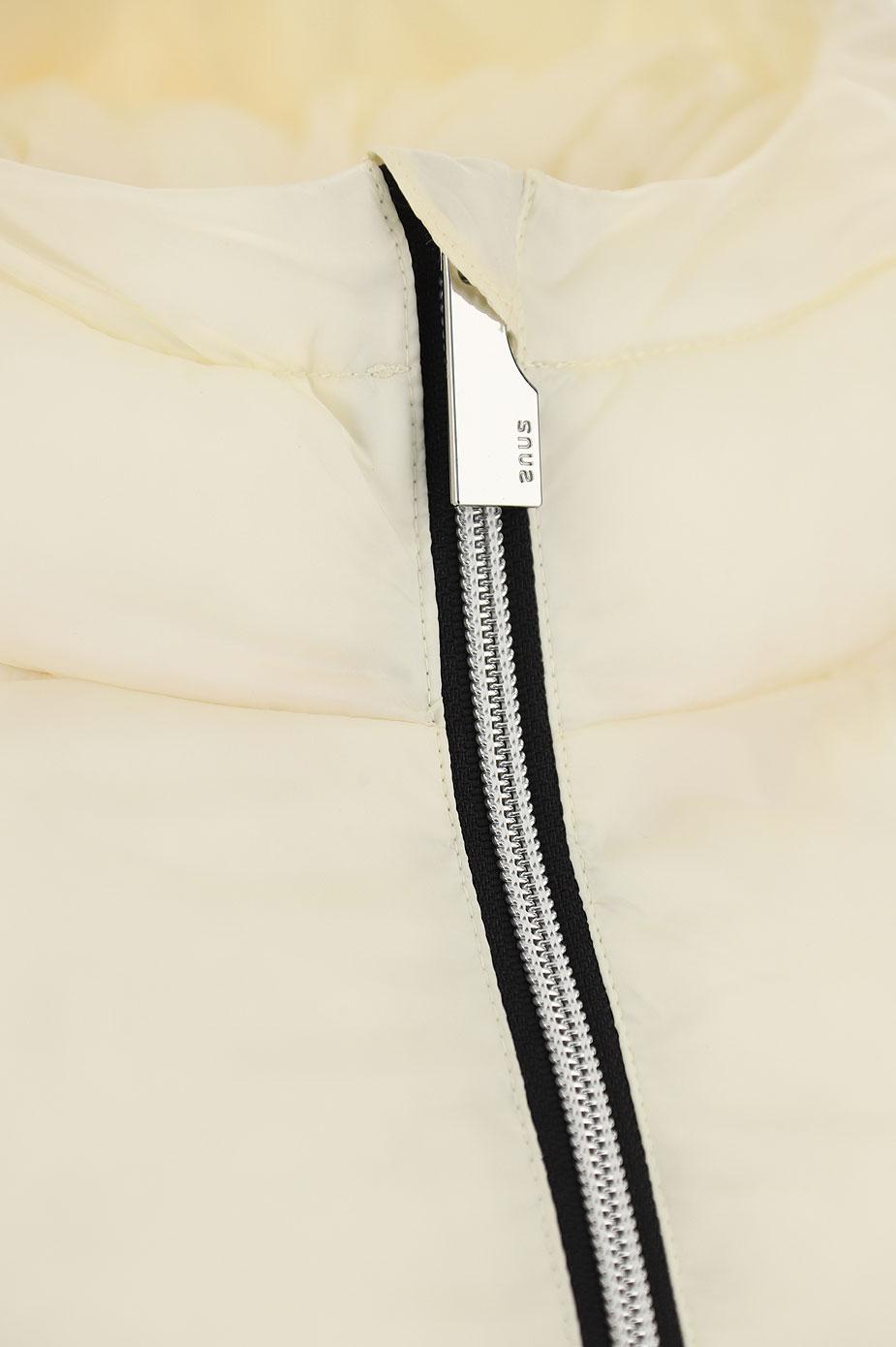 White Metalia Polar padded jacket