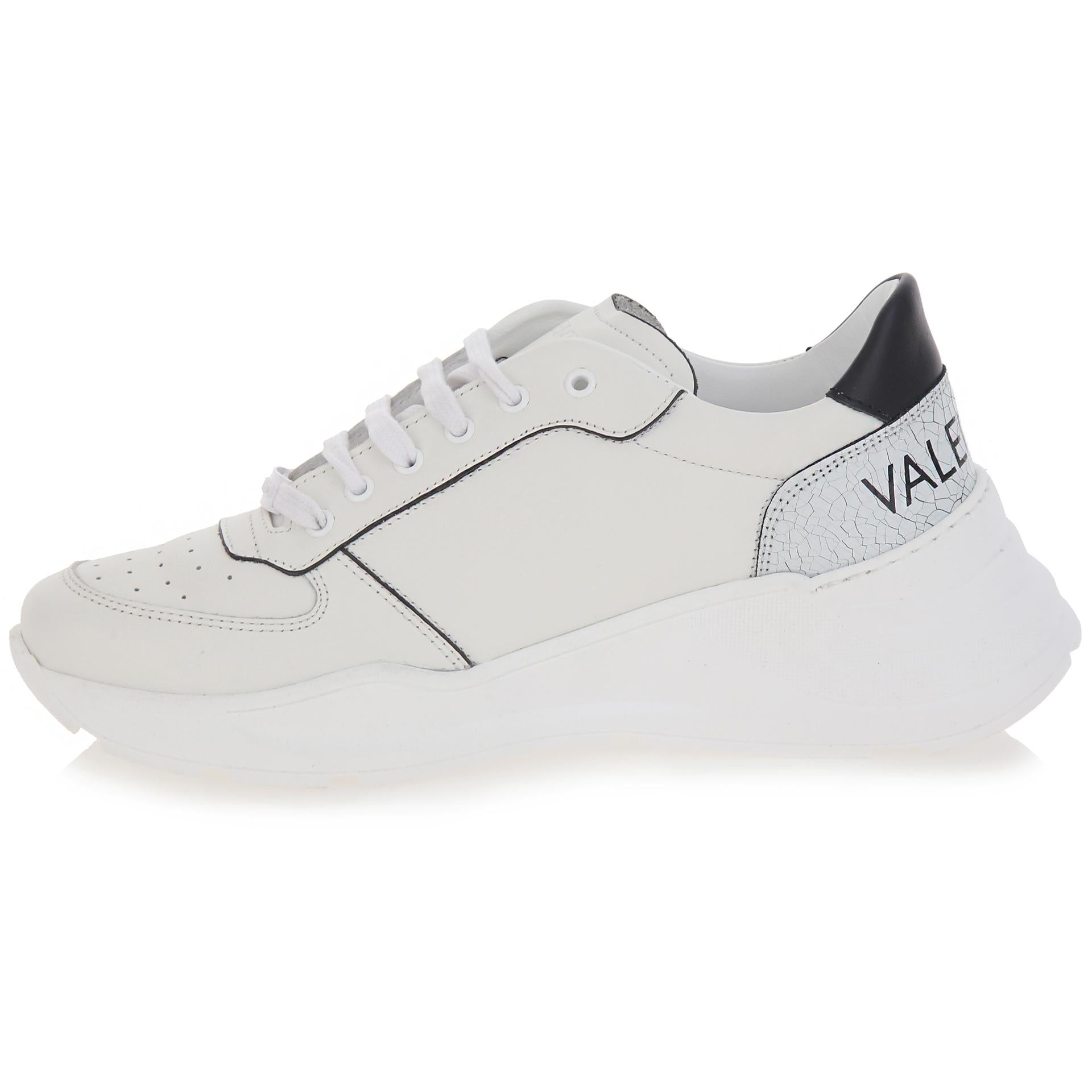 White sneakers and chunky sole